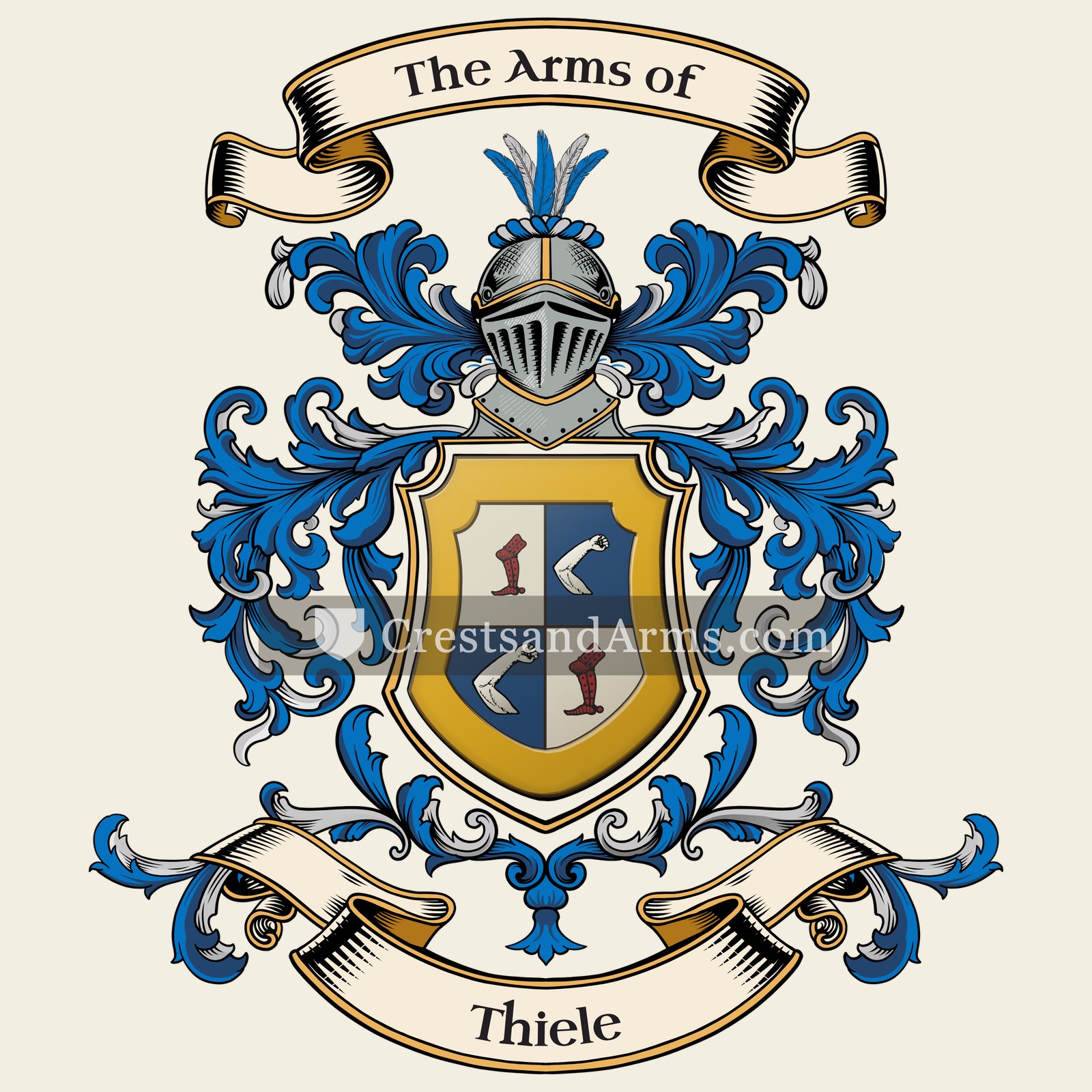 The Thiele coat of arms