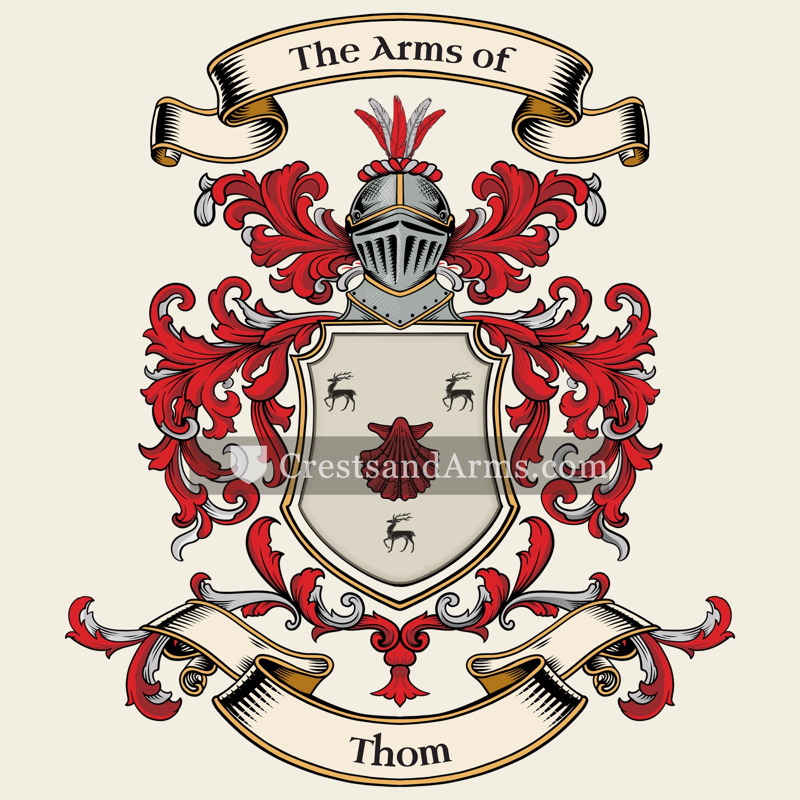 The Thom coat of arms