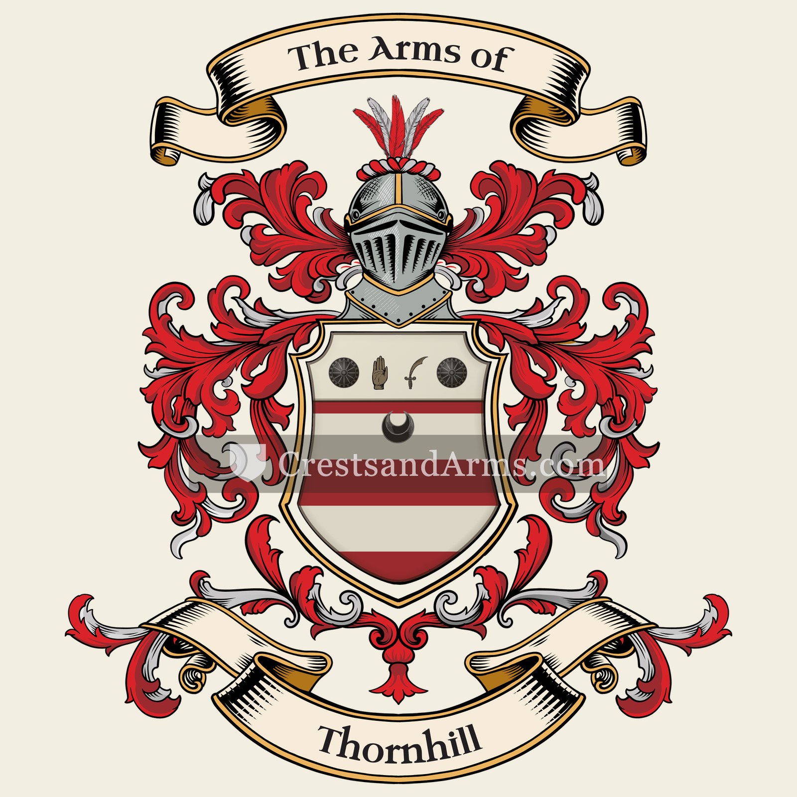 The Thornhill coat of arms
