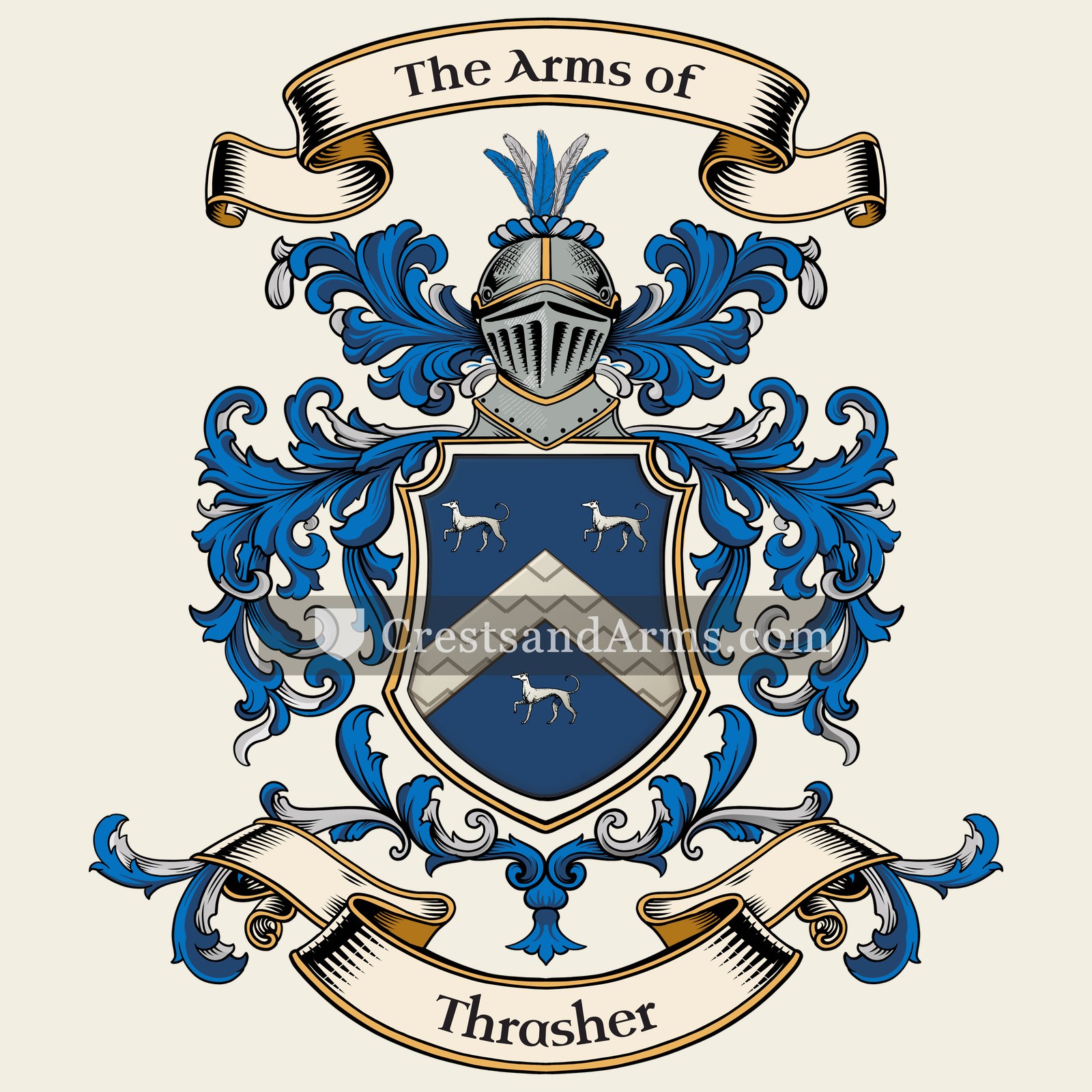 The Thrasher coat of arms