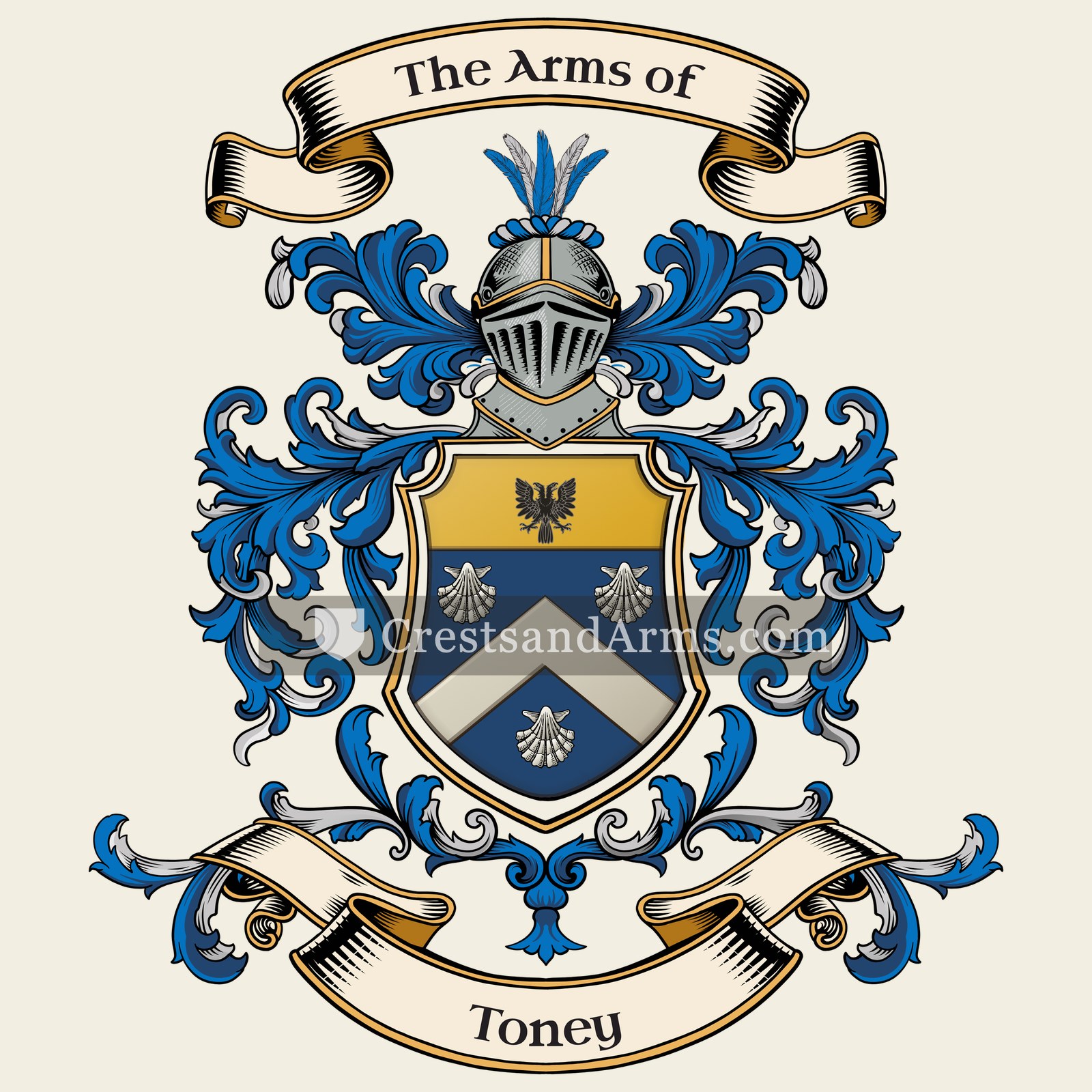 The Toney coat of arms