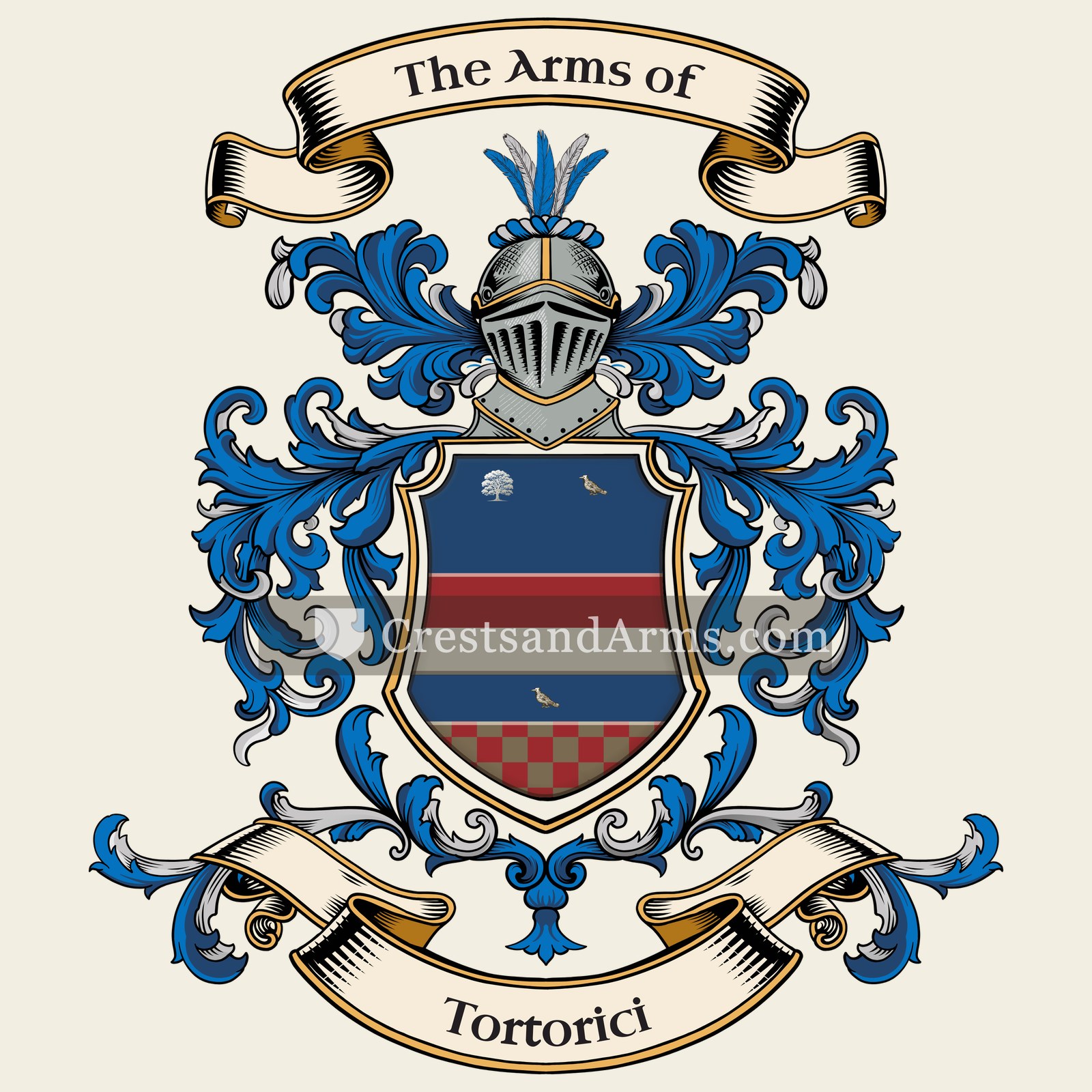The Tortorici coat of arms