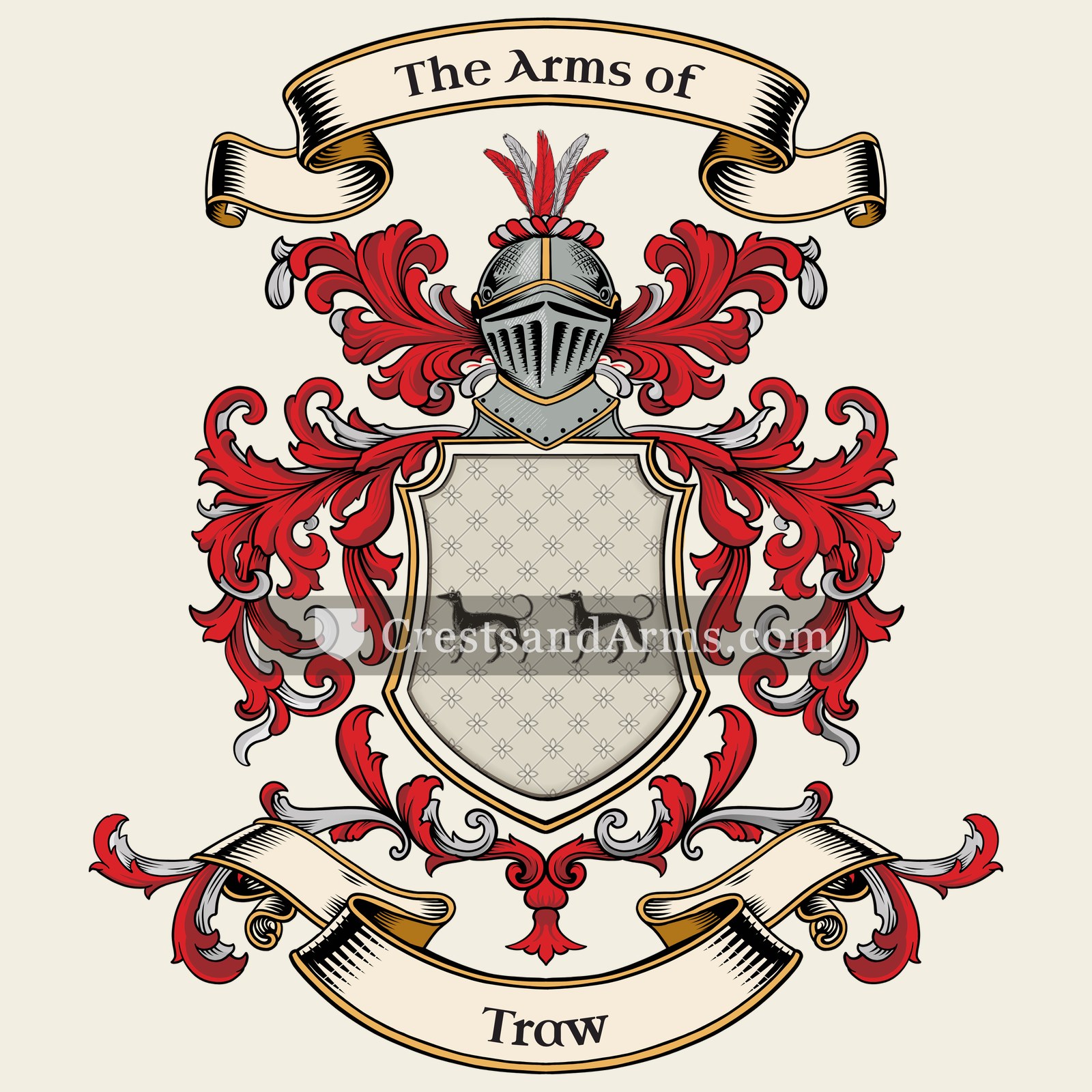 The Traw coat of arms