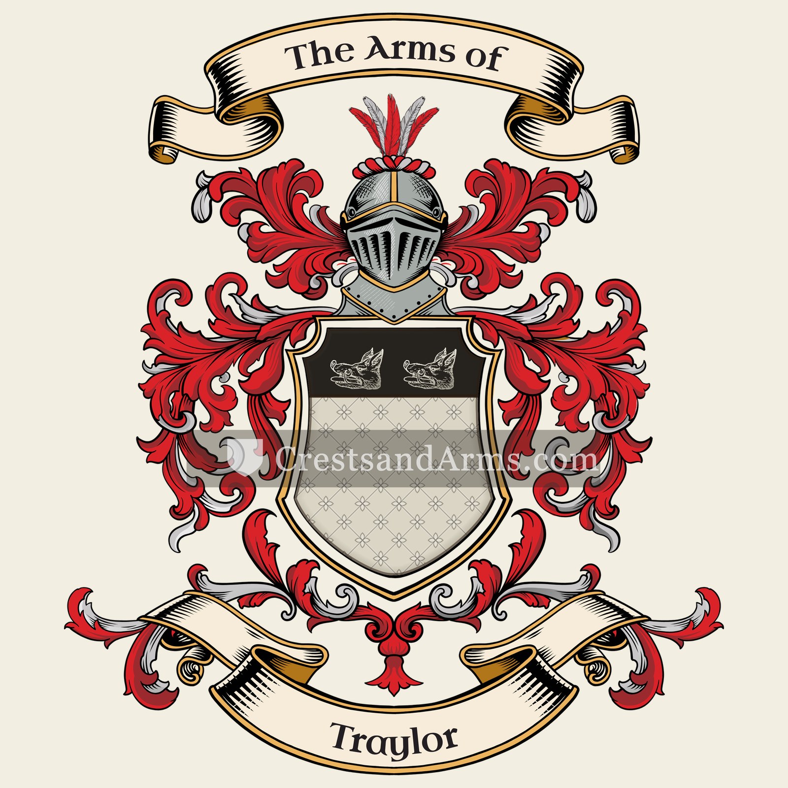 The Traylor coat of arms