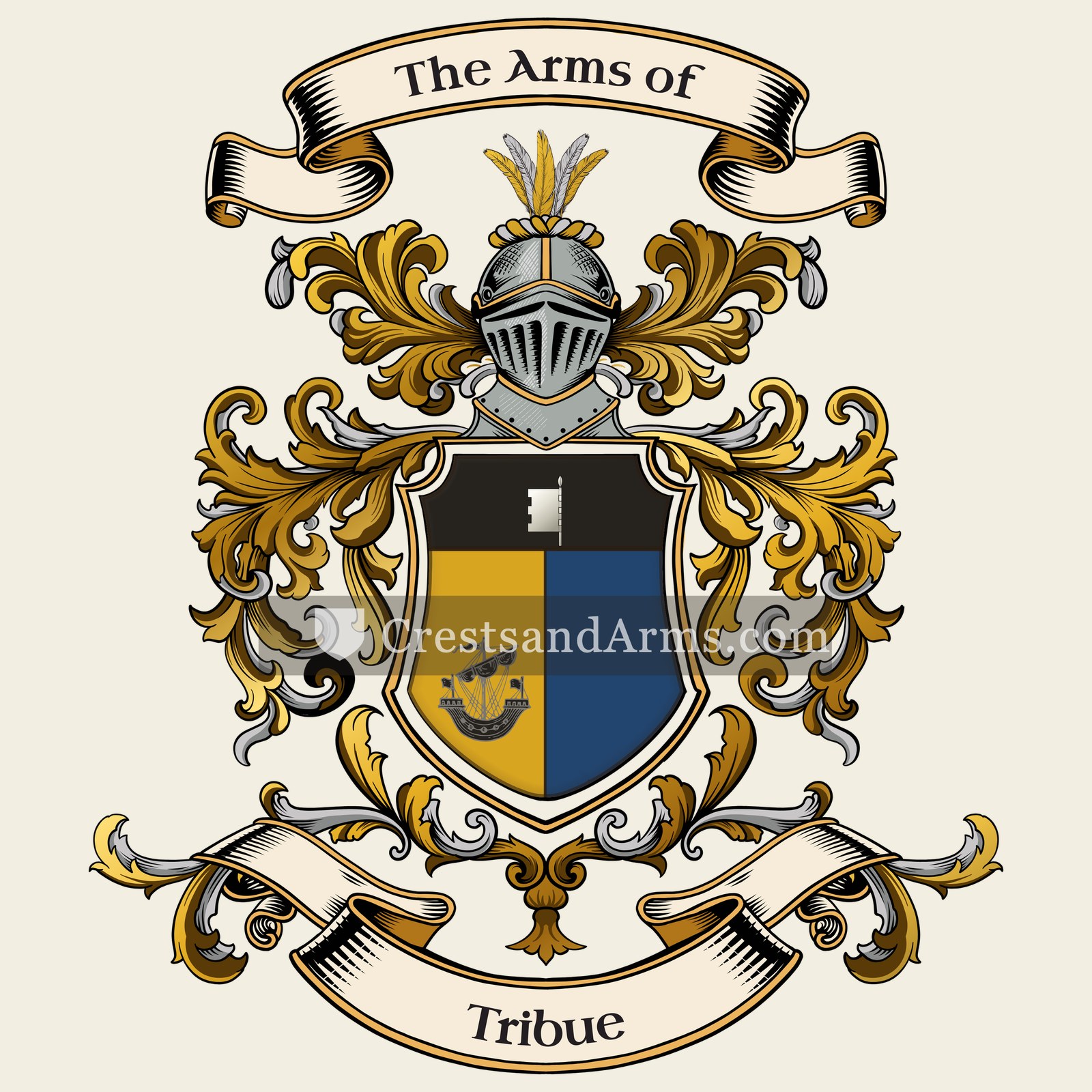 The Tribue coat of arms