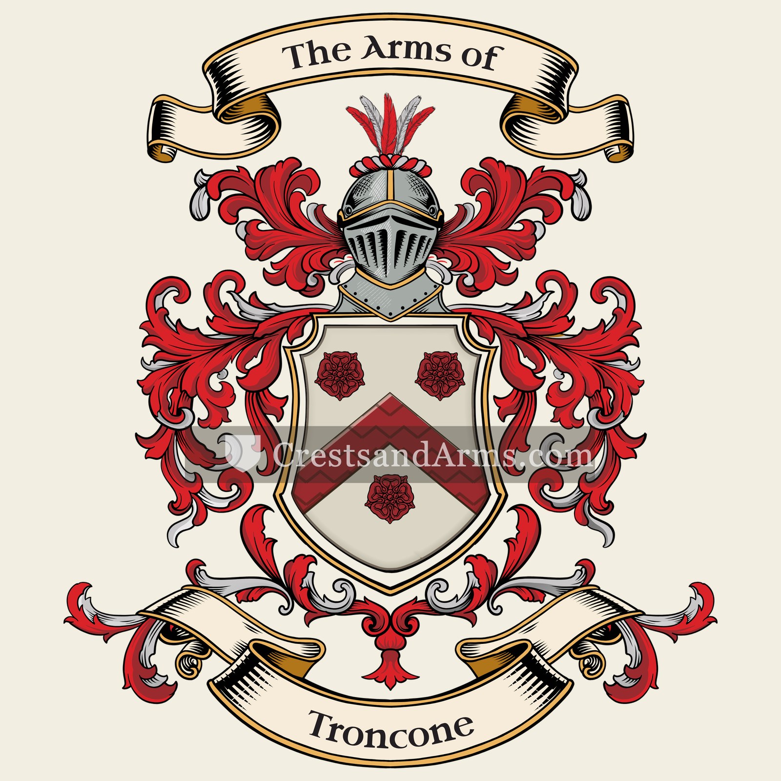 The Troncone coat of arms