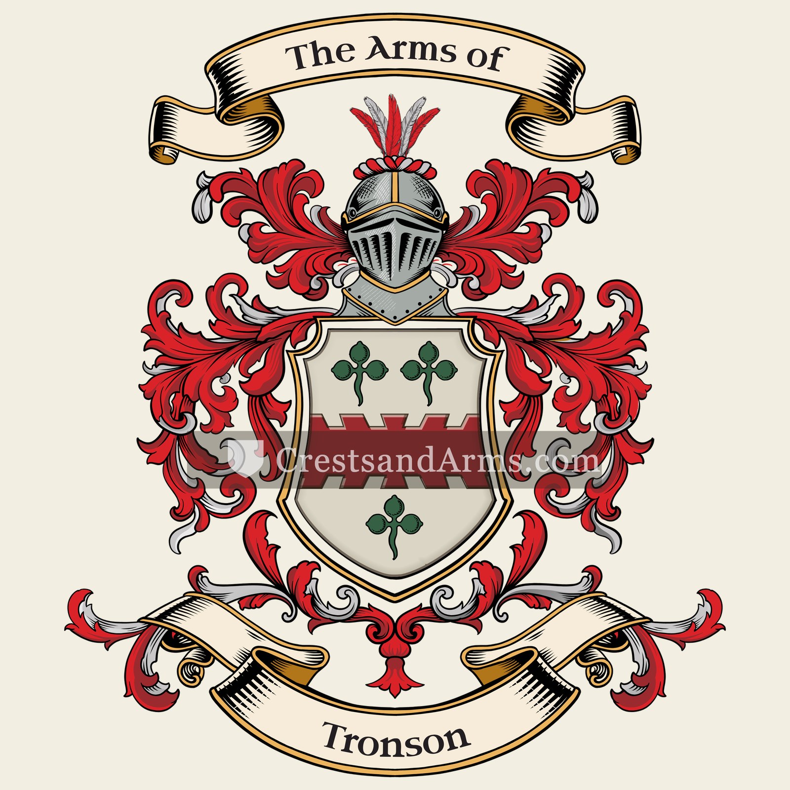 The Tronson coat of arms