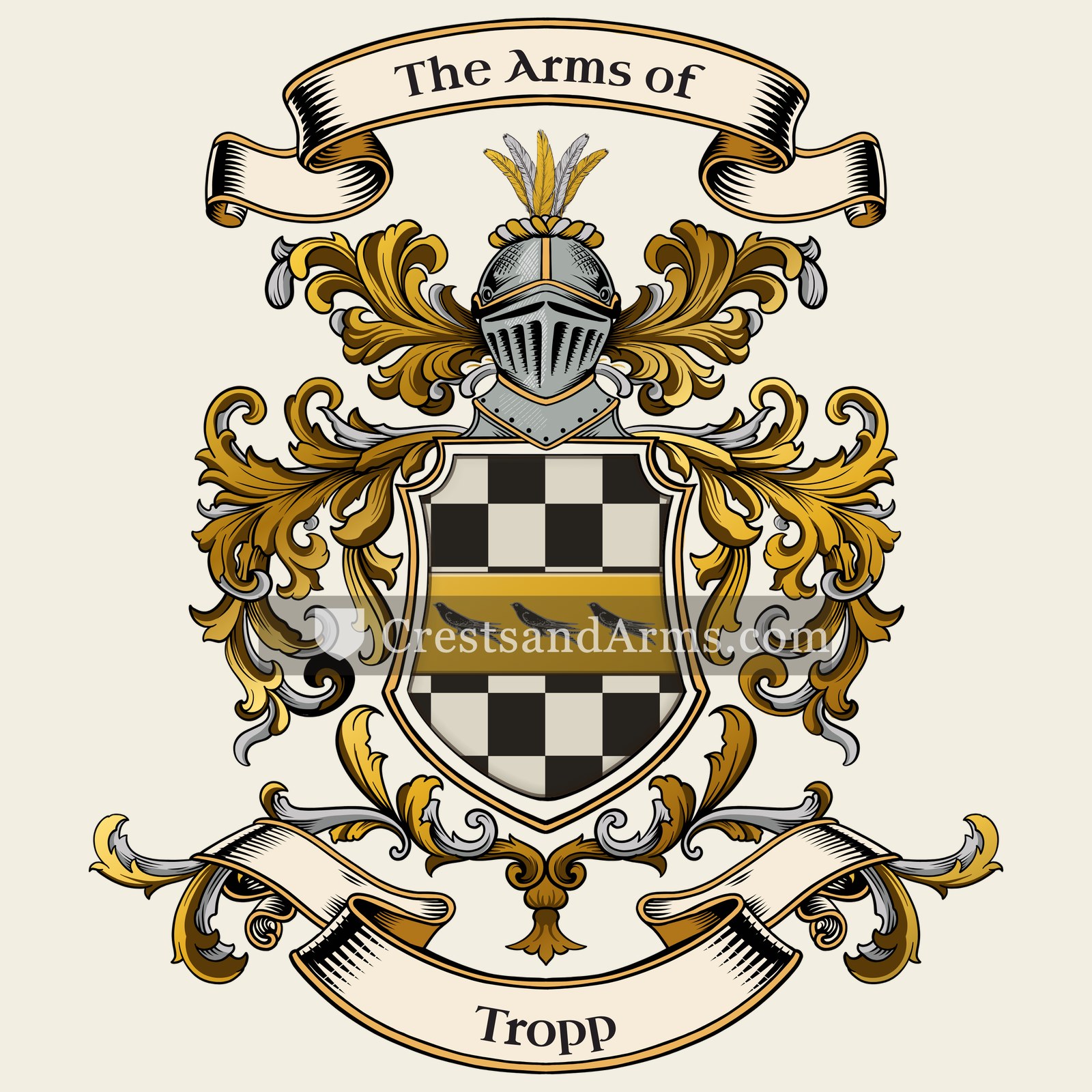 The Tropp coat of arms
