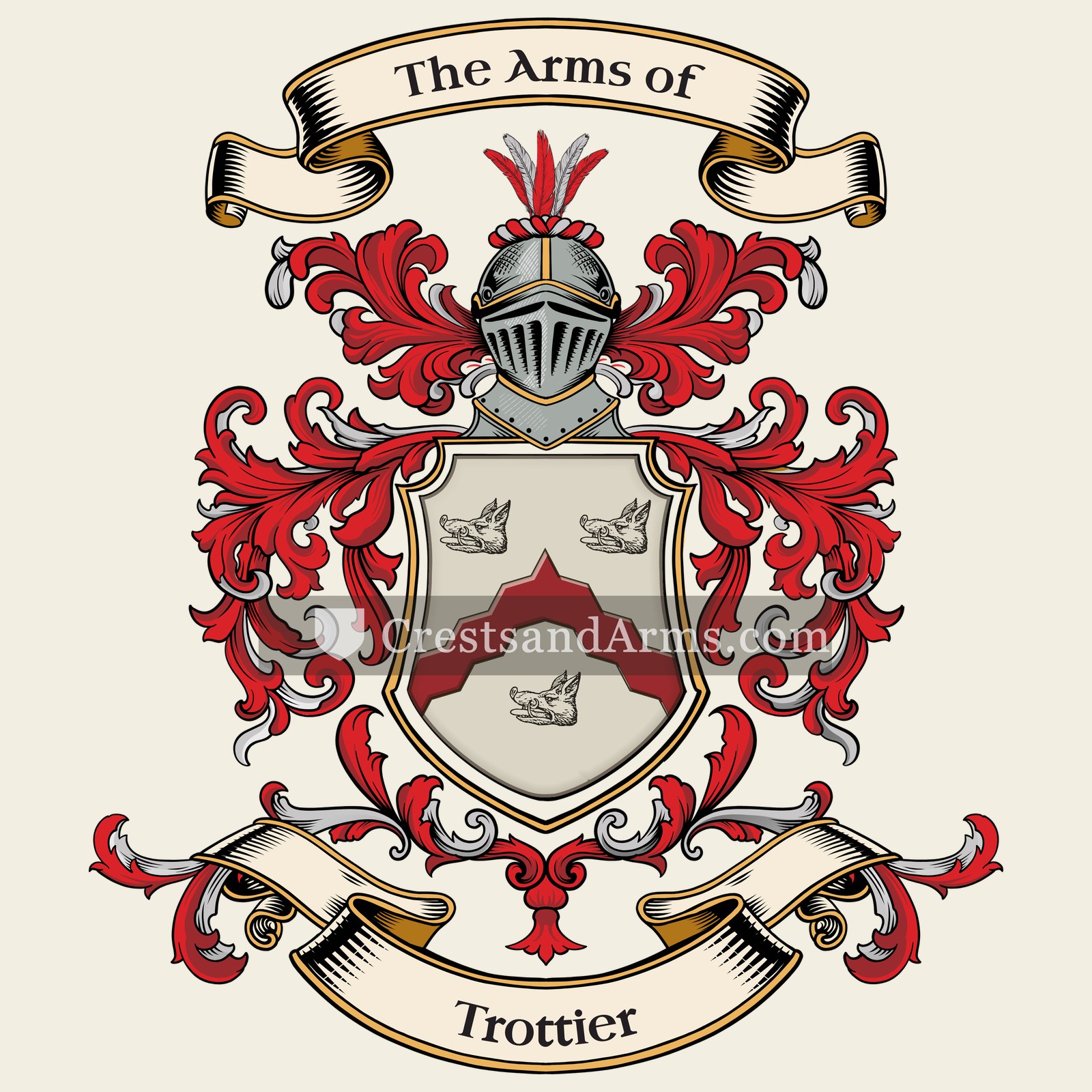 The Trottier coat of arms