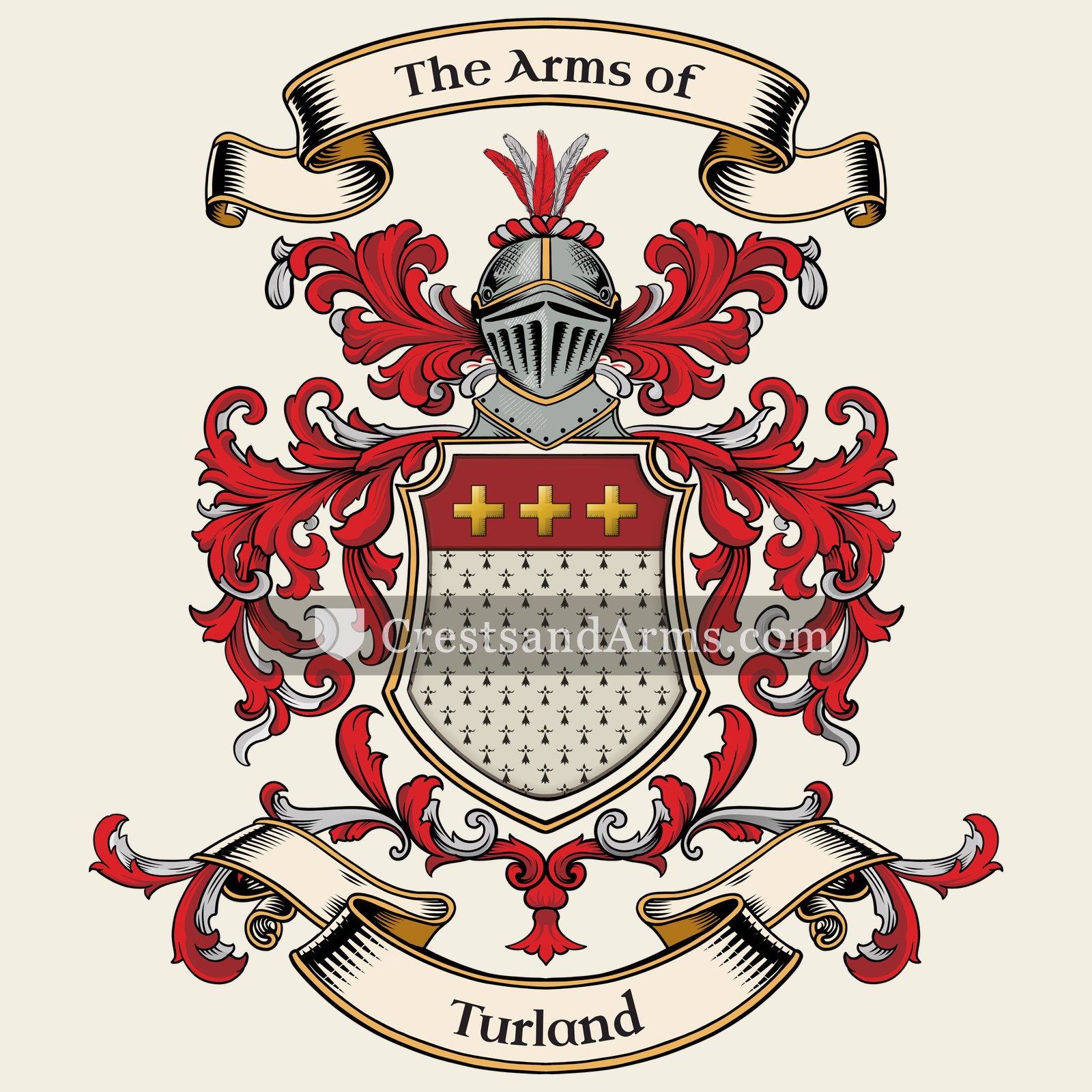 The Turland coat of arms