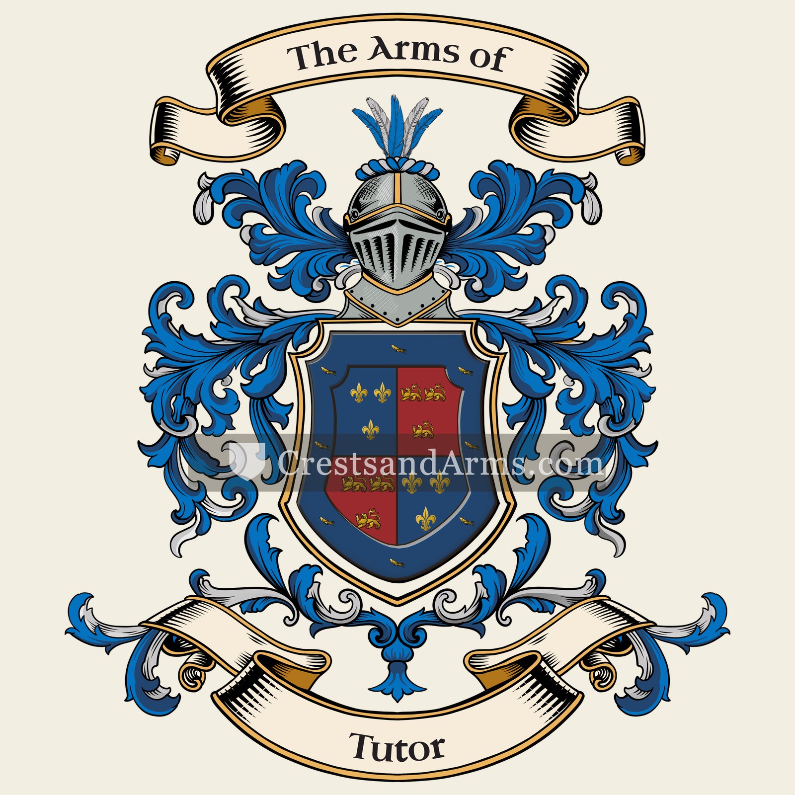 The Tutor coat of arms