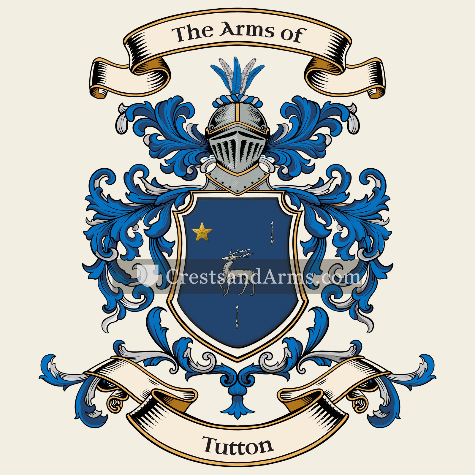 The Tutton coat of arms
