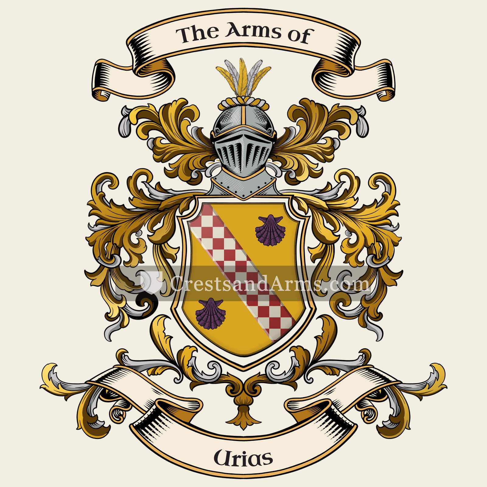 The Urias coat of arms