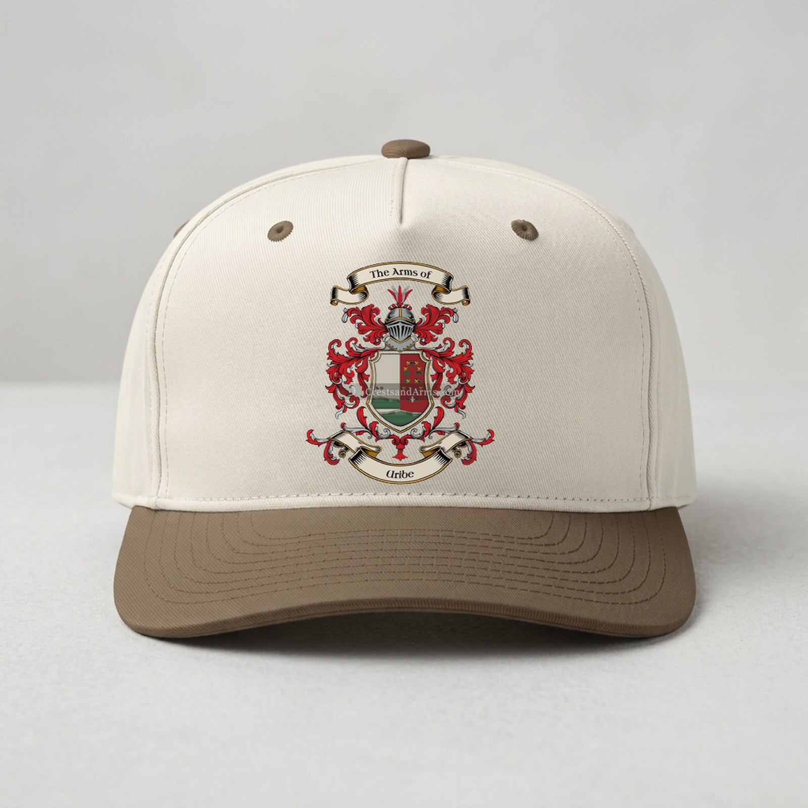 The Uribe arms on the family cap - unisex