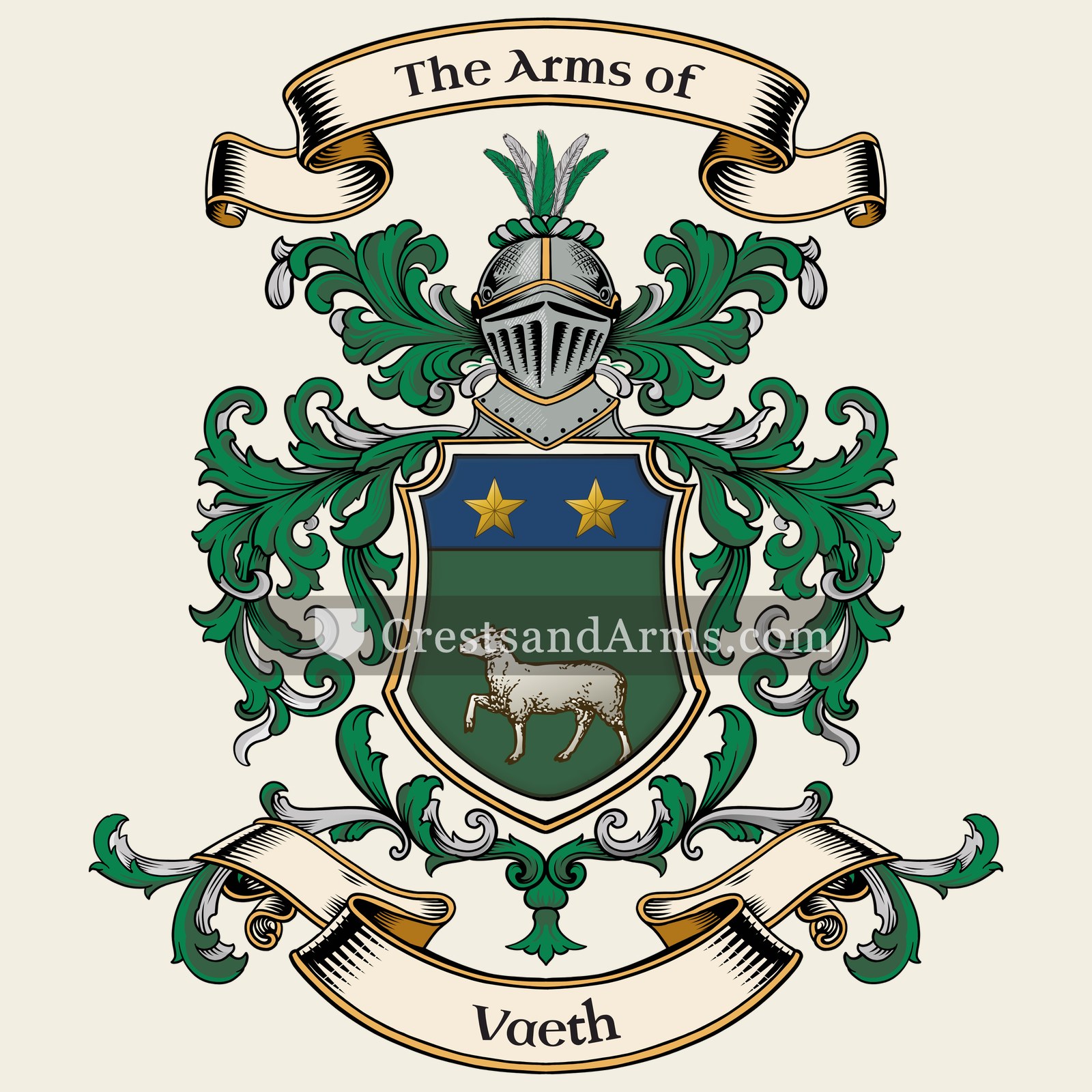The Vaeth coat of arms
