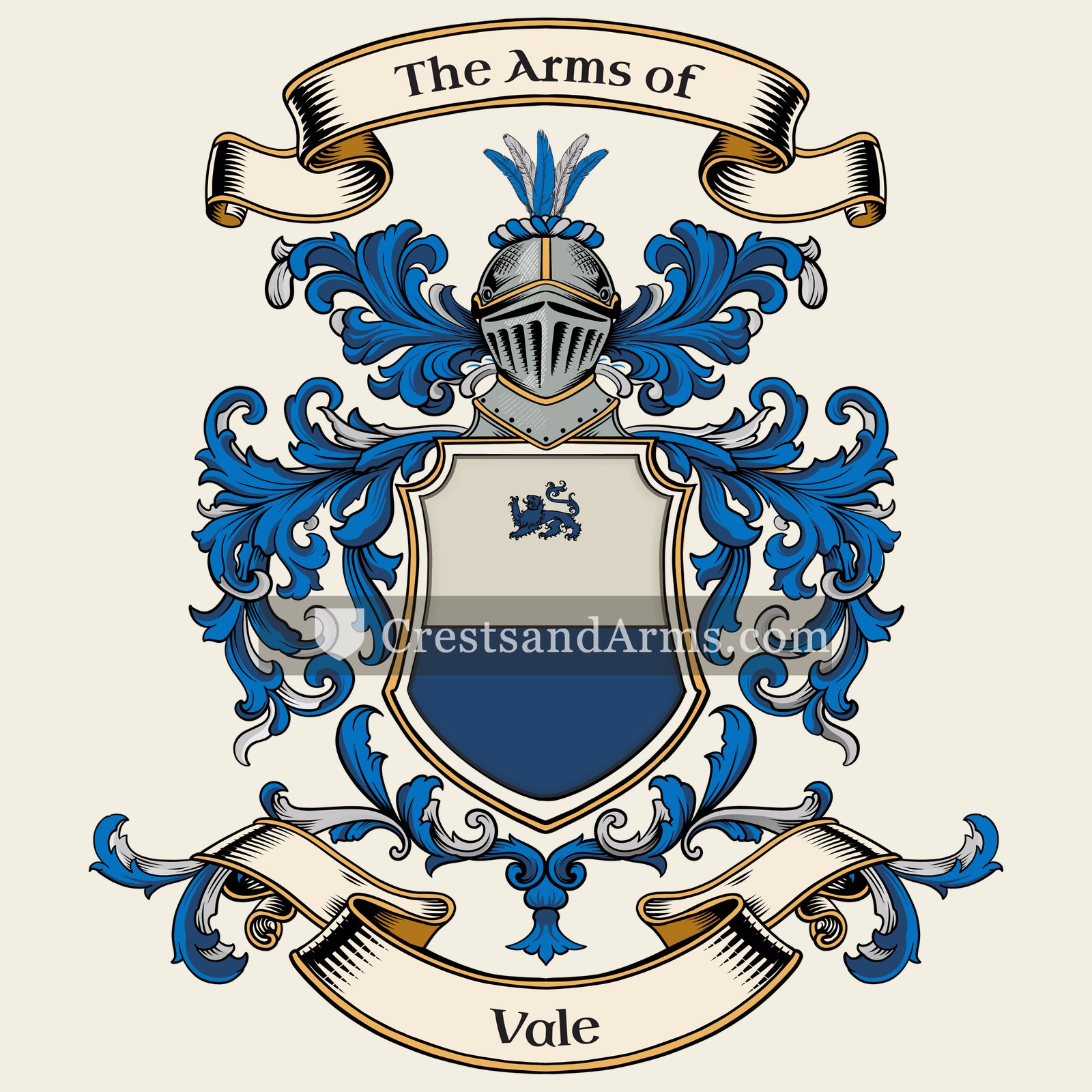 The Vale coat of arms