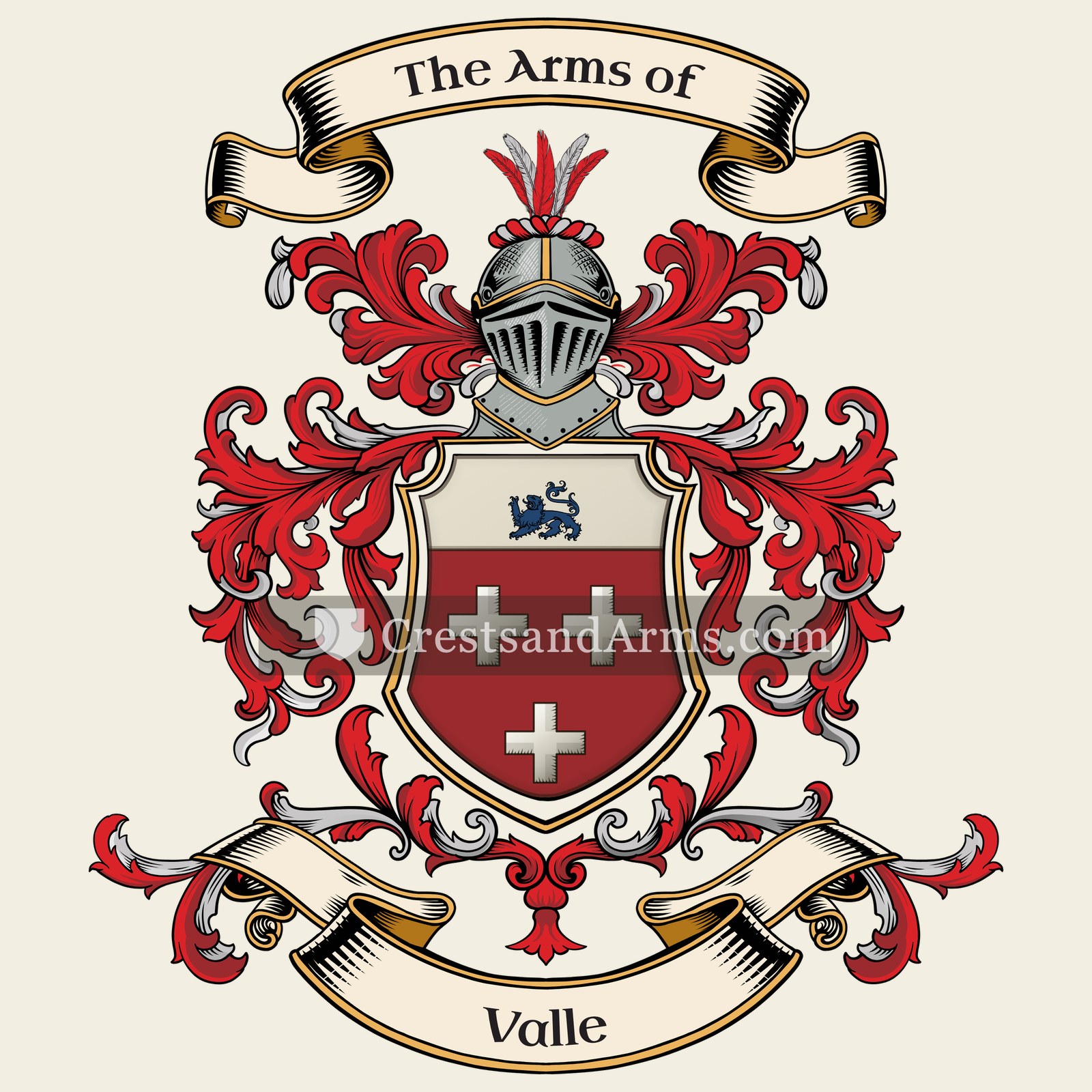 The Valle coat of arms