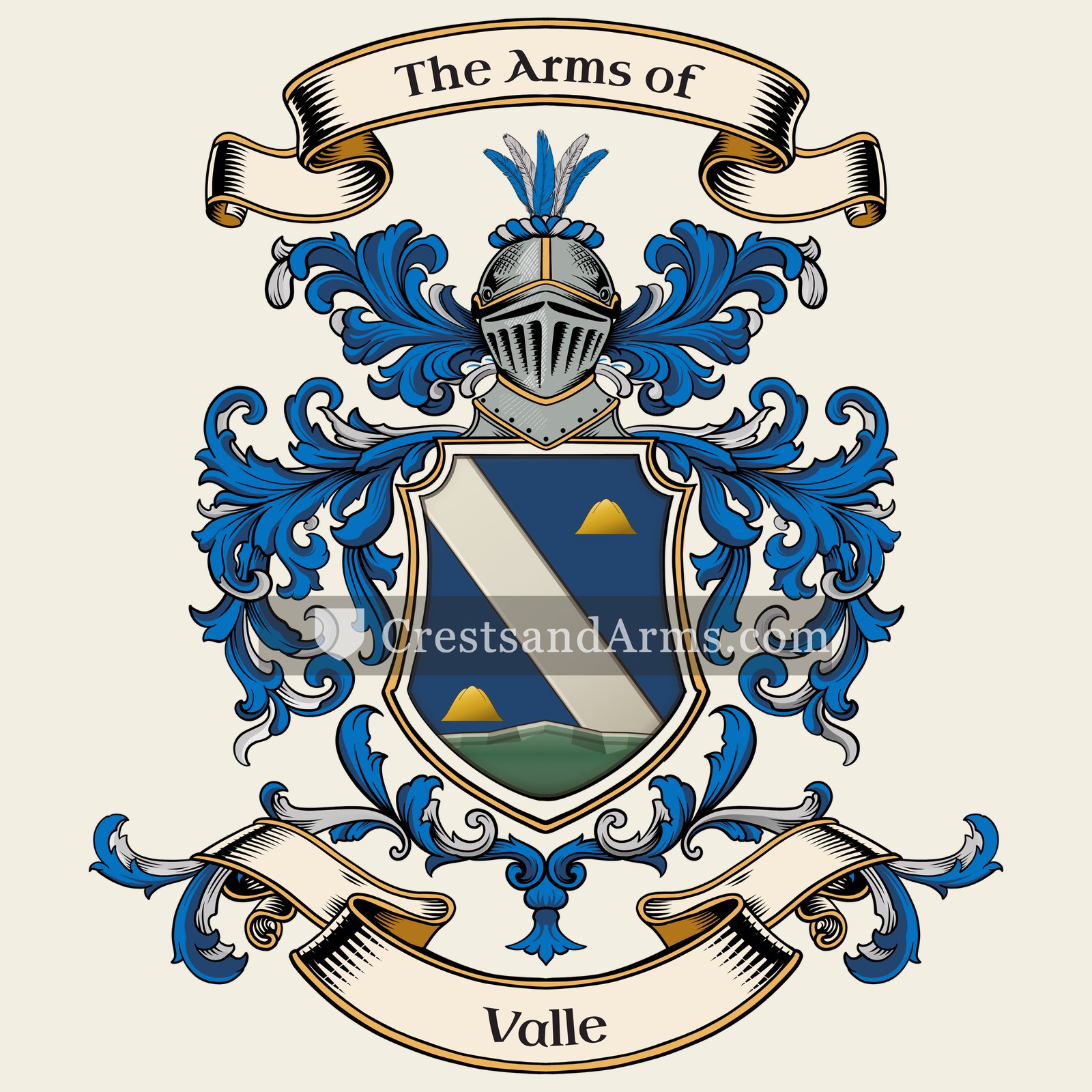 The Valle coat of arms