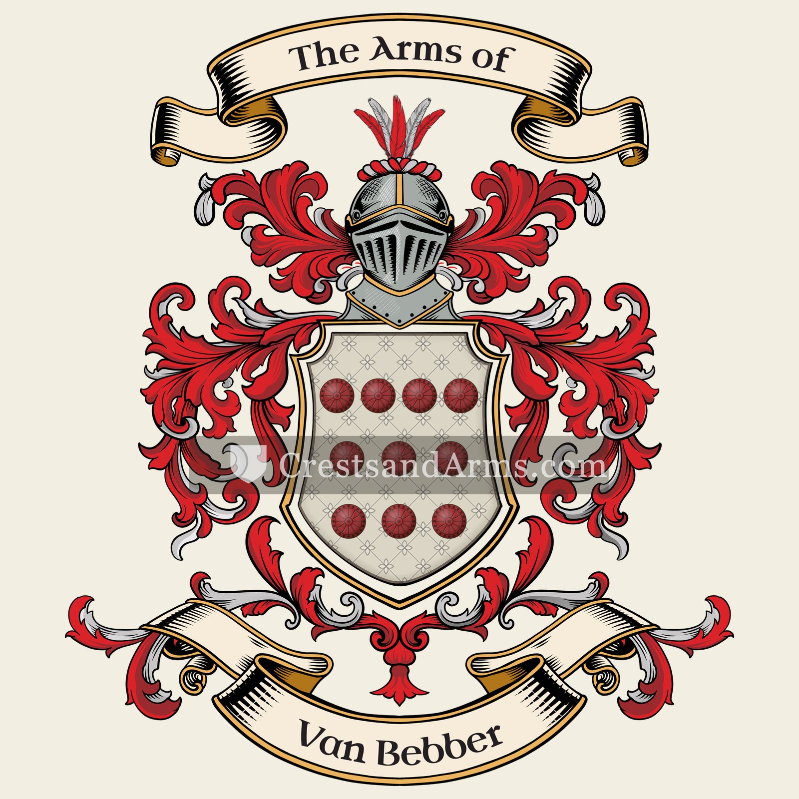 The Van Bebber coat of arms