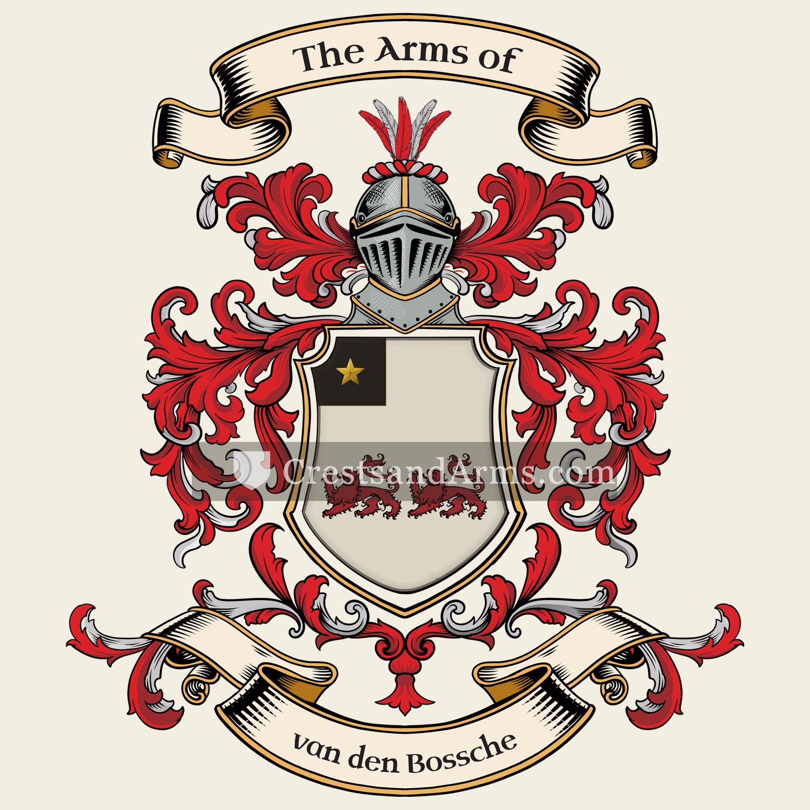 The van den Bossche coat of arms