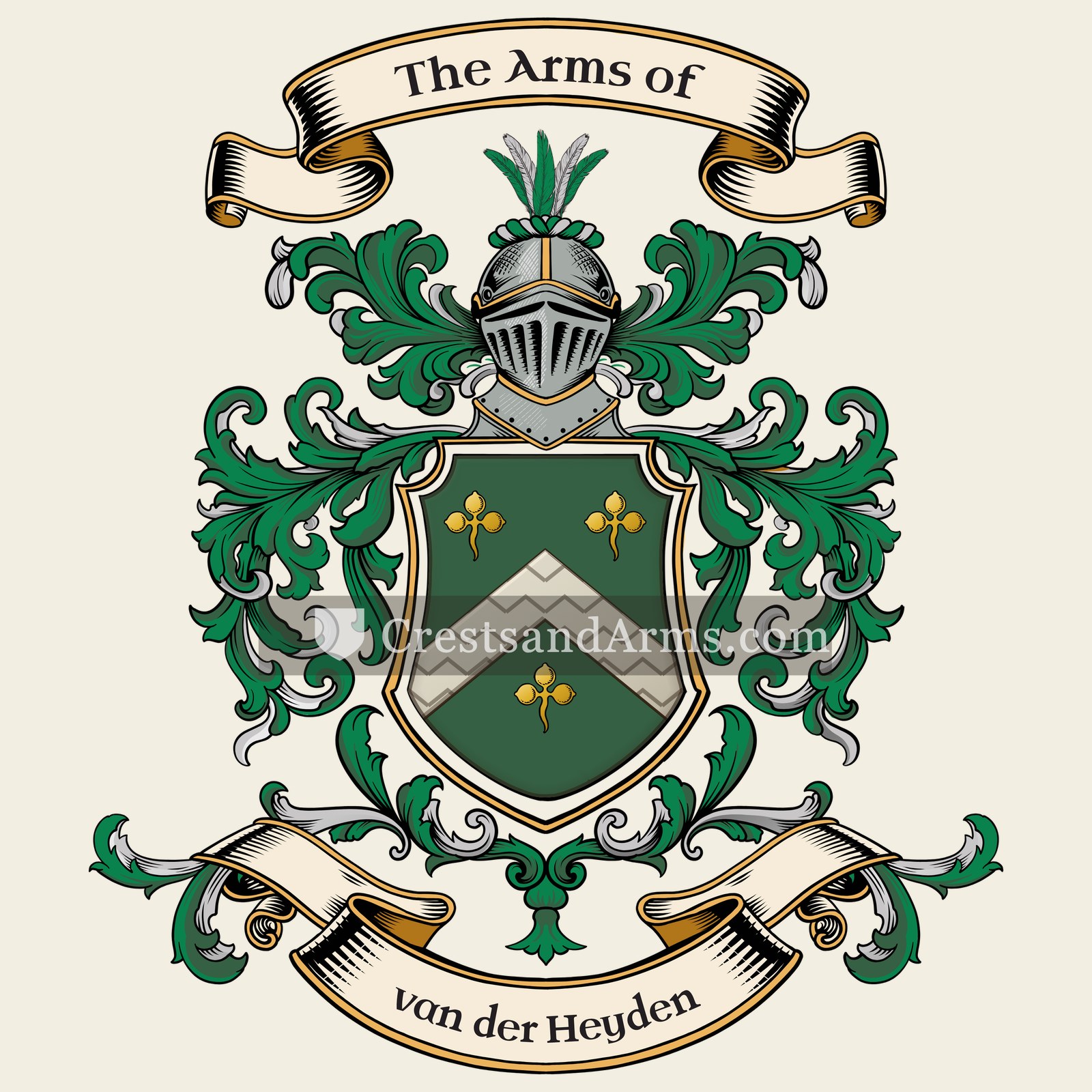 The van der Heyden coat of arms