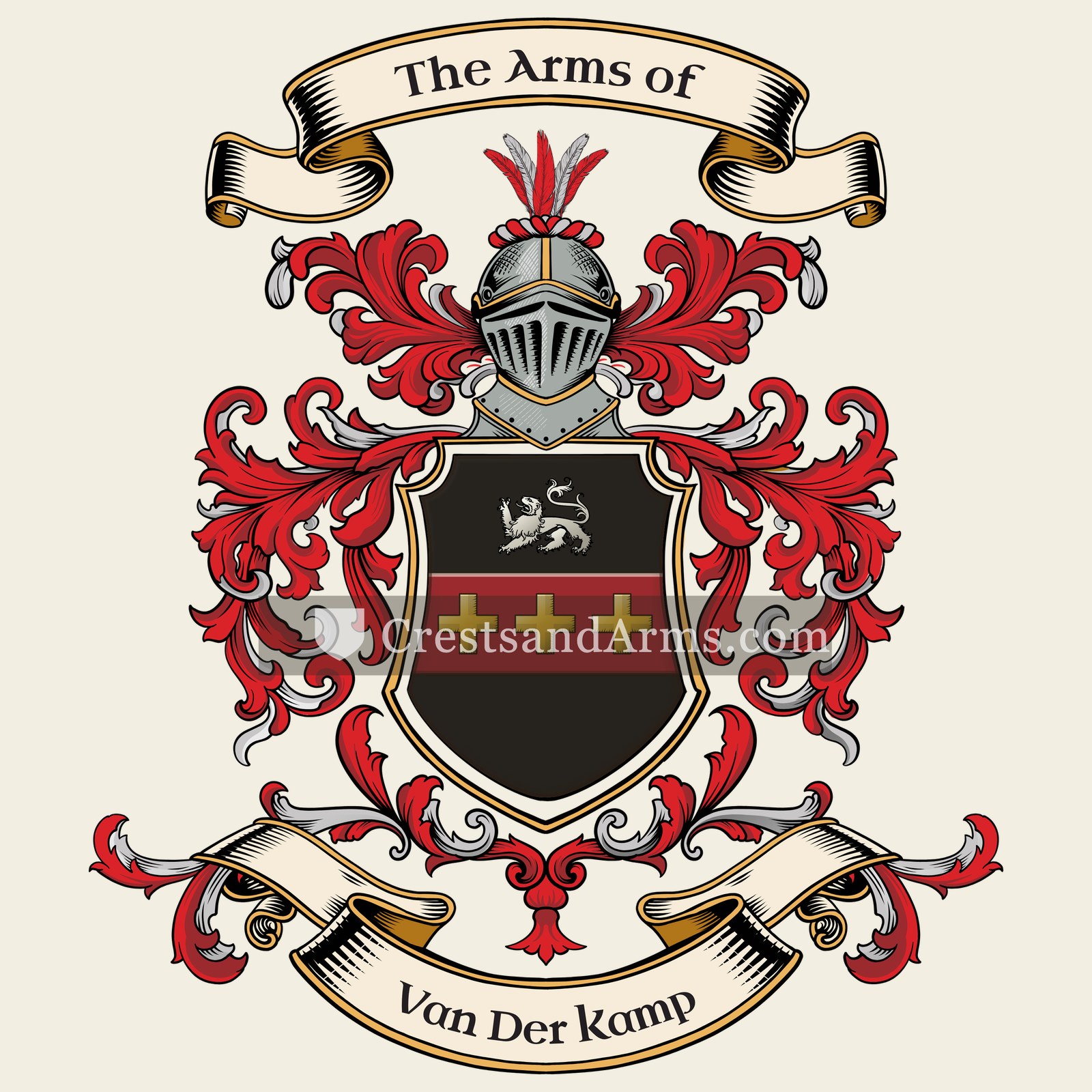 The Van Der Kamp coat of arms