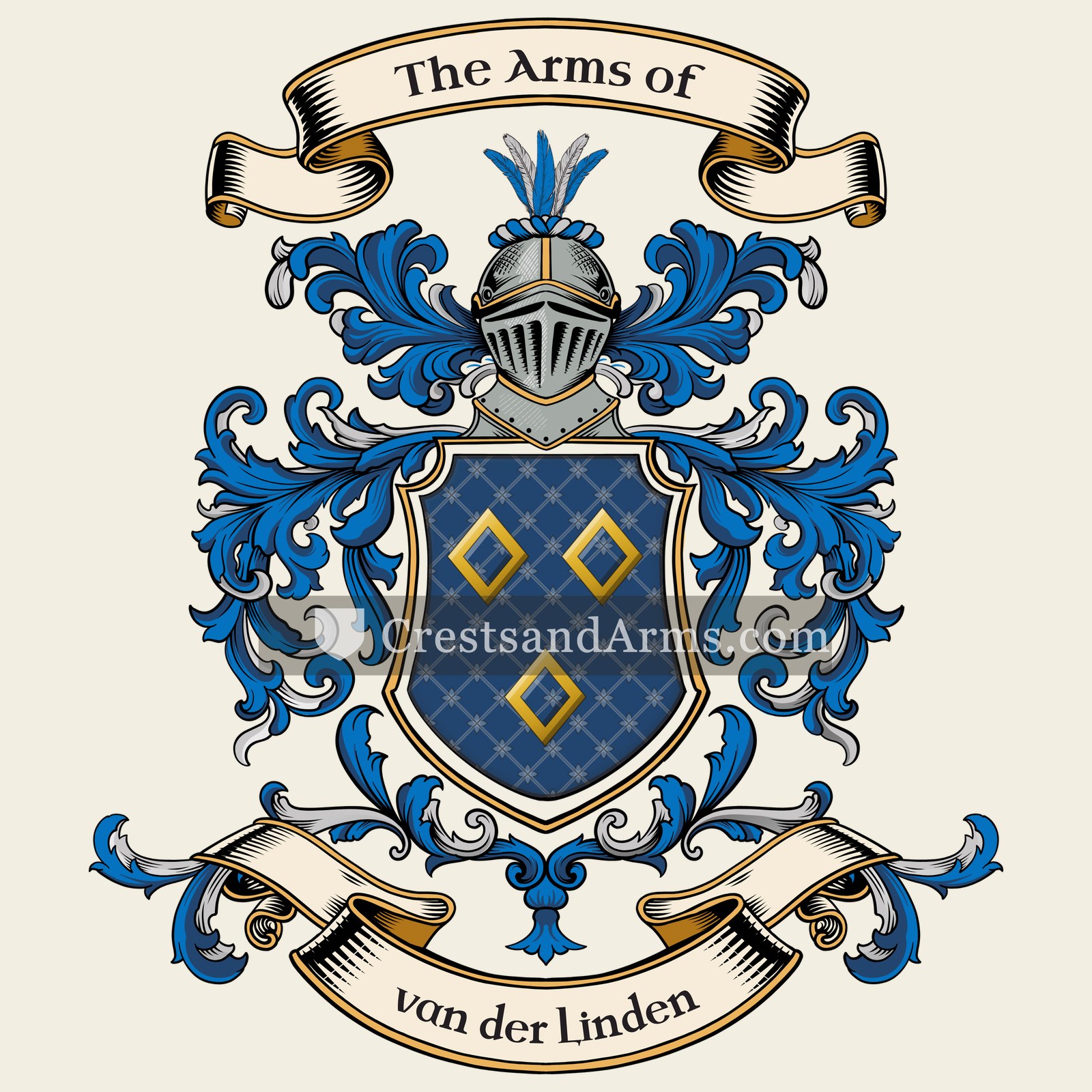 The van der Linden coat of arms