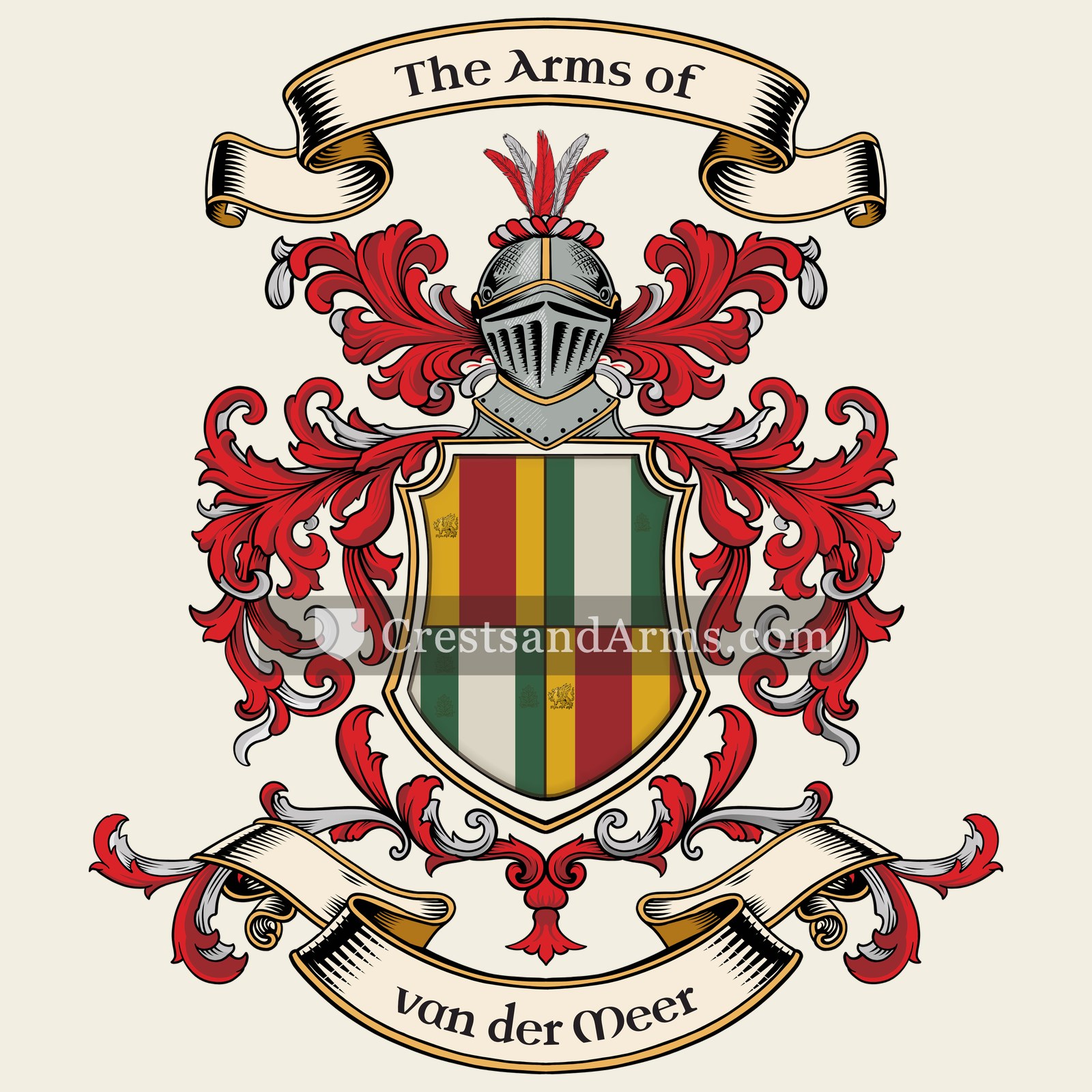 The van der Meer coat of arms