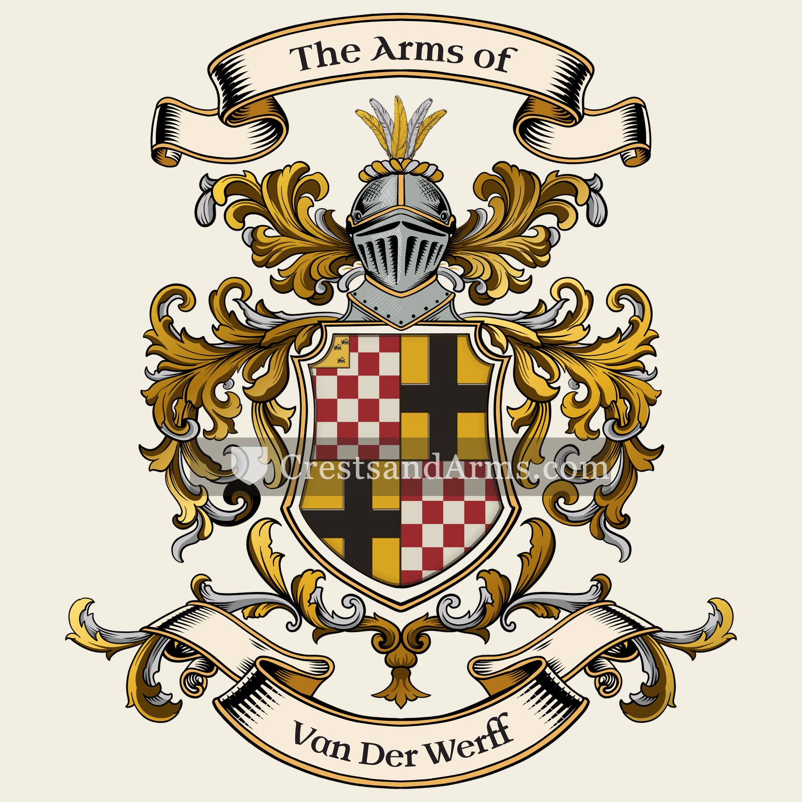 The Van Der Werff coat of arms