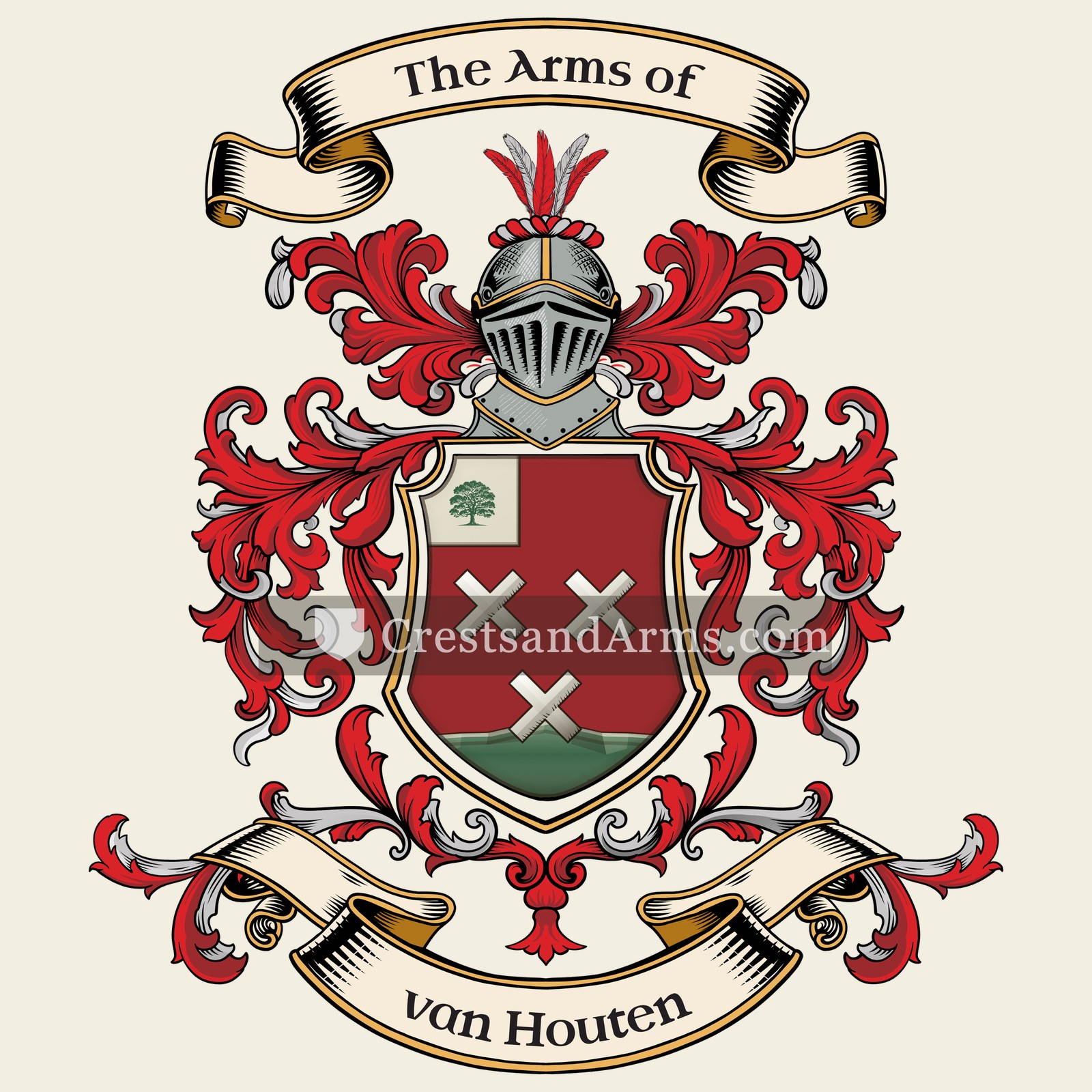The van Houten coat of arms