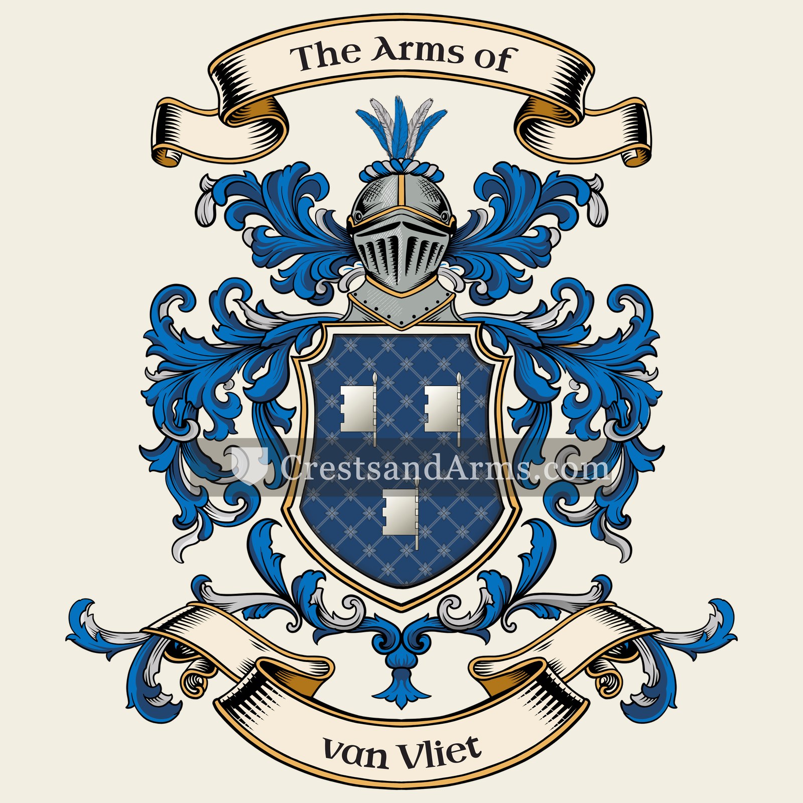 The van Vliet coat of arms