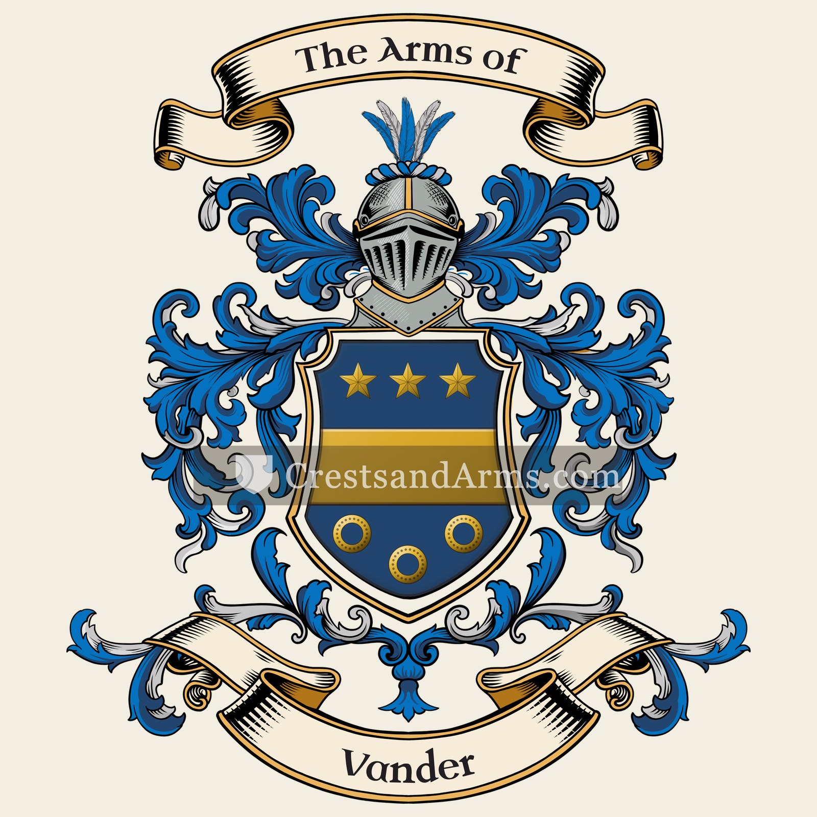 The Vander coat of arms