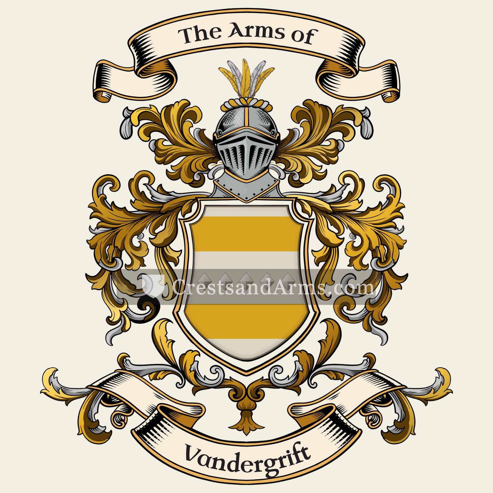 The Vandergrift coat of arms