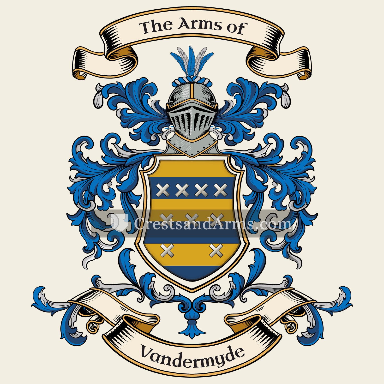 The Vandermyde coat of arms