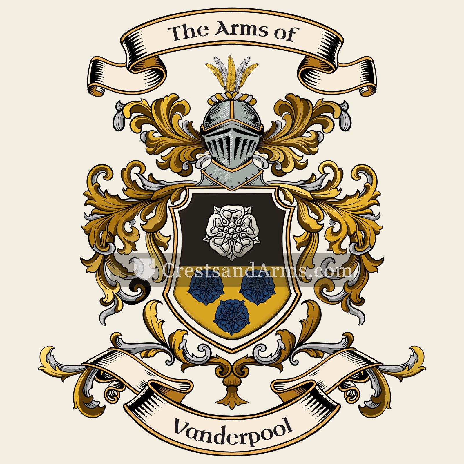 The Vanderpool coat of arms