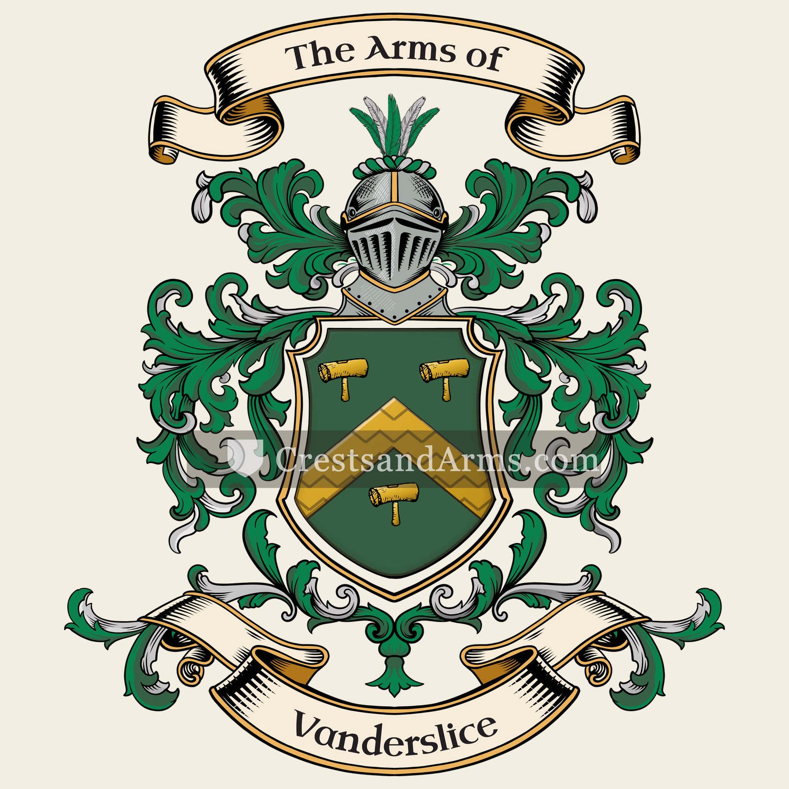 The Vanderslice coat of arms