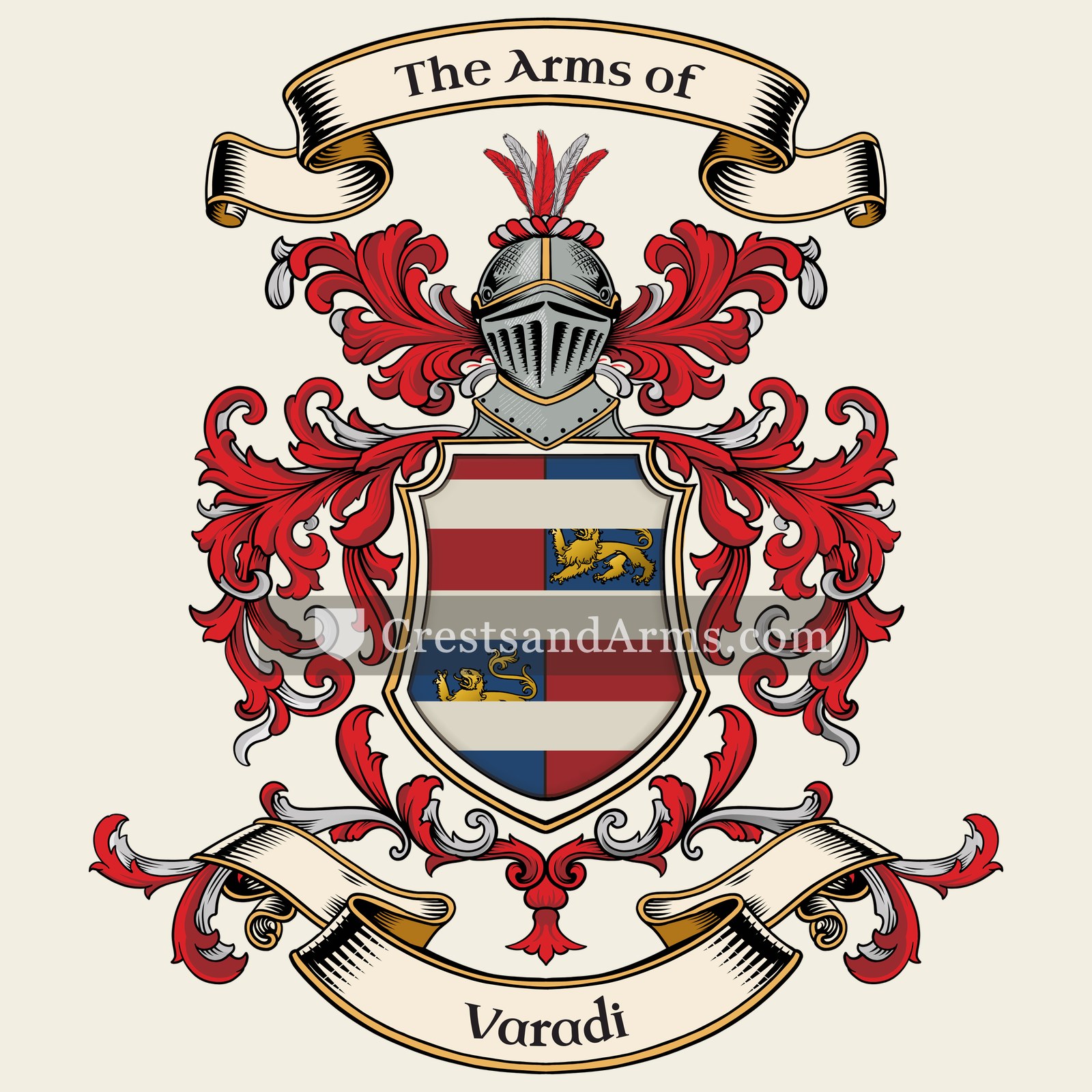 The Varadi coat of arms