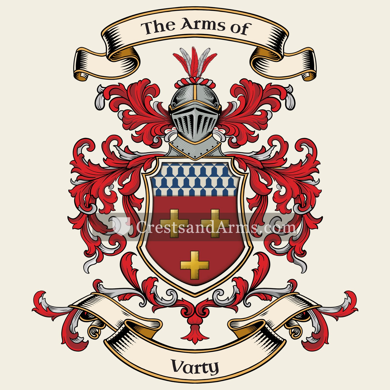 The Varty coat of arms