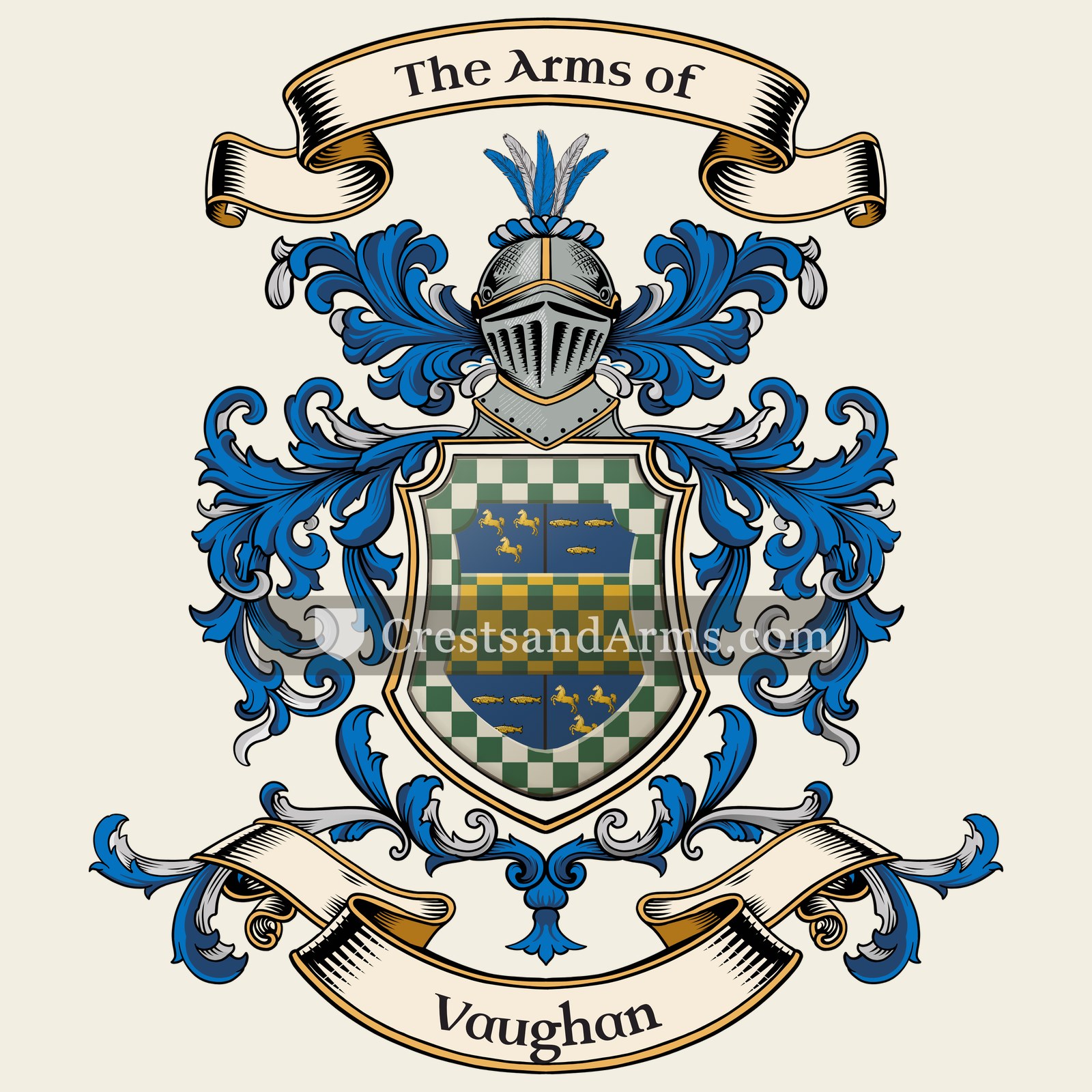 The Vaughan coat of arms