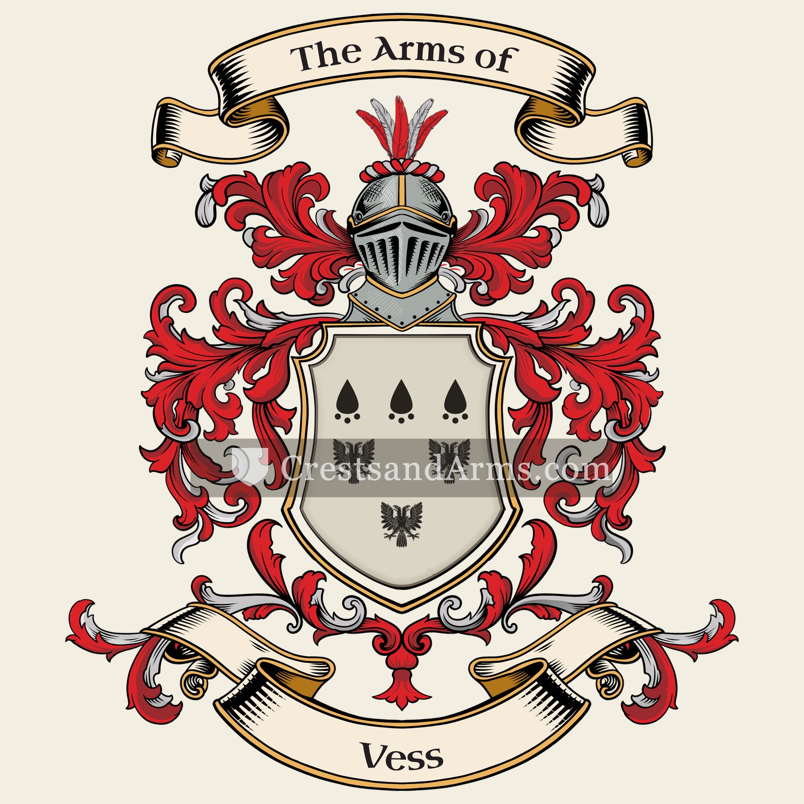 The Vess coat of arms