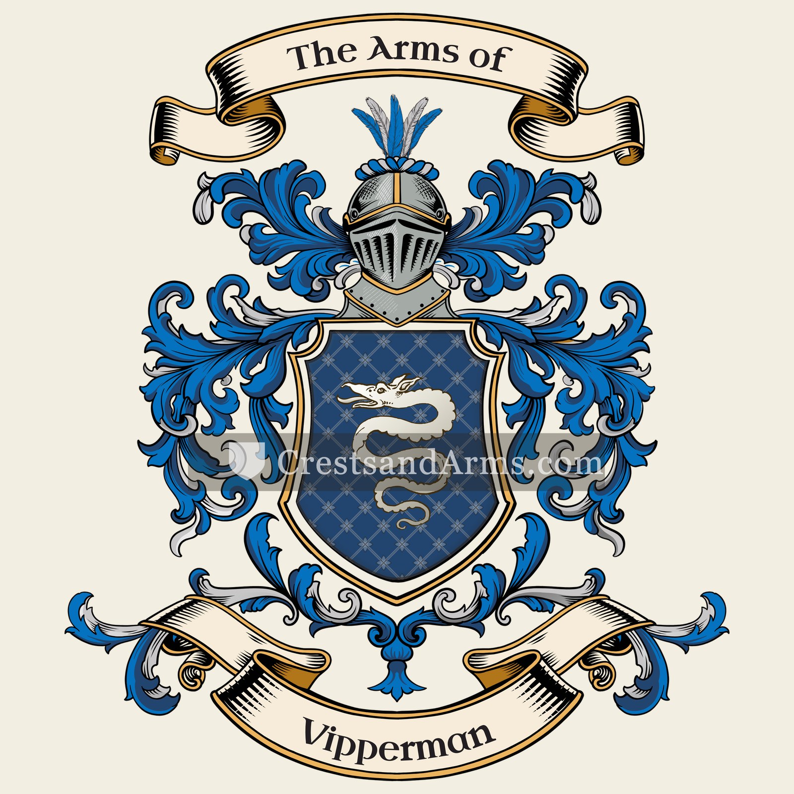 The Vipperman coat of arms