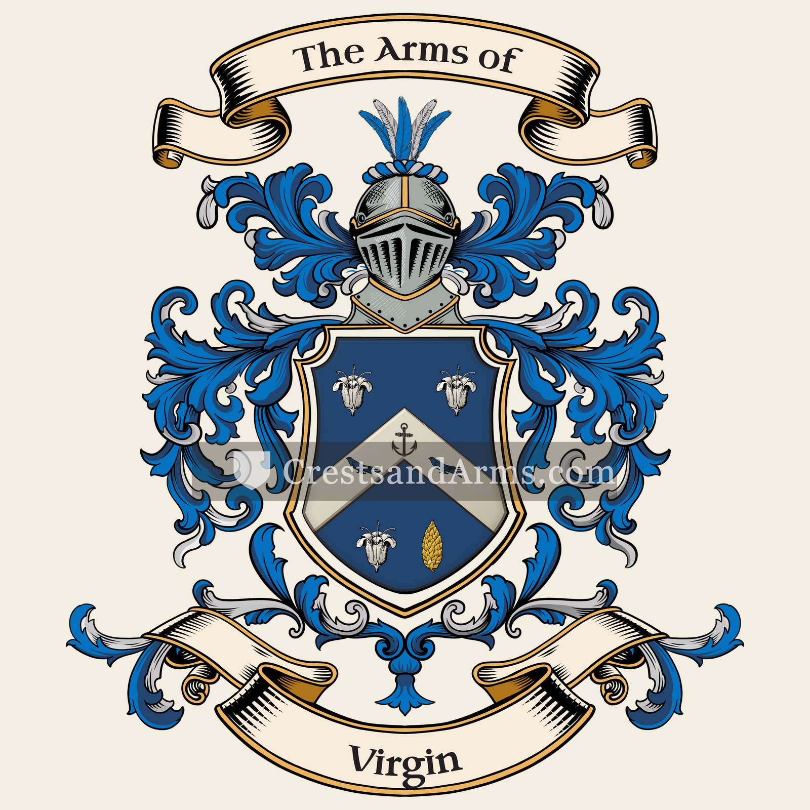 The Virgin coat of arms
