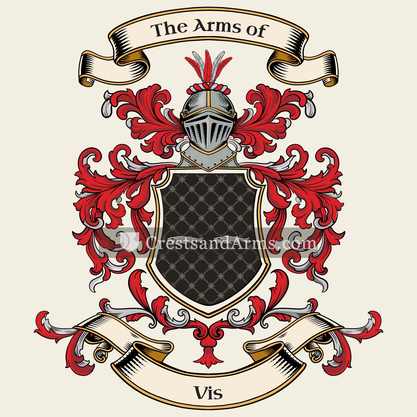 The Vis coat of arms