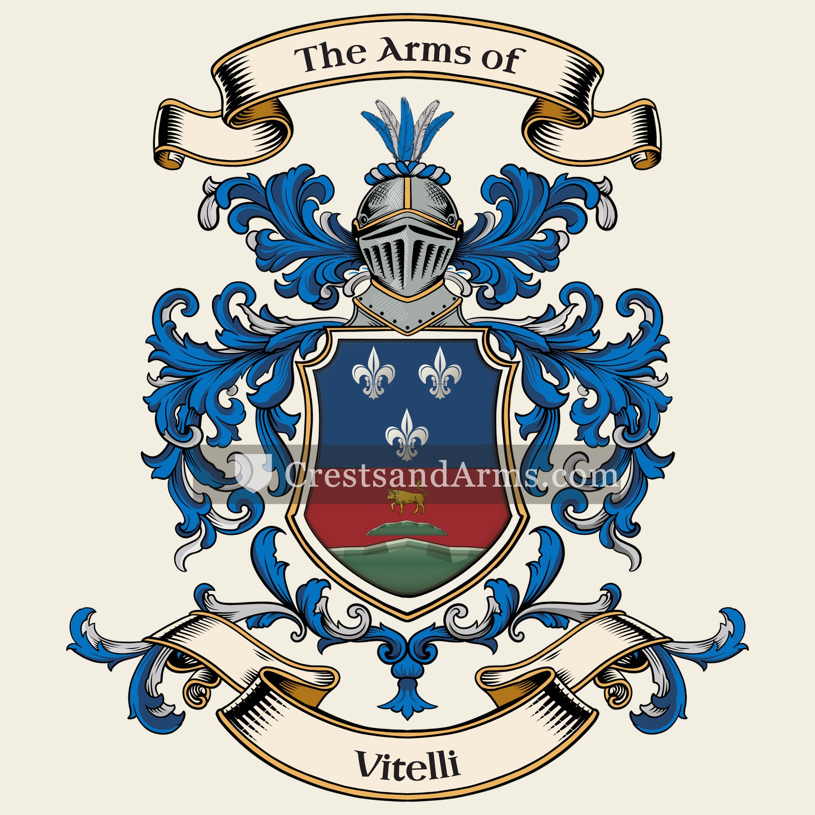 The Vitelli coat of arms