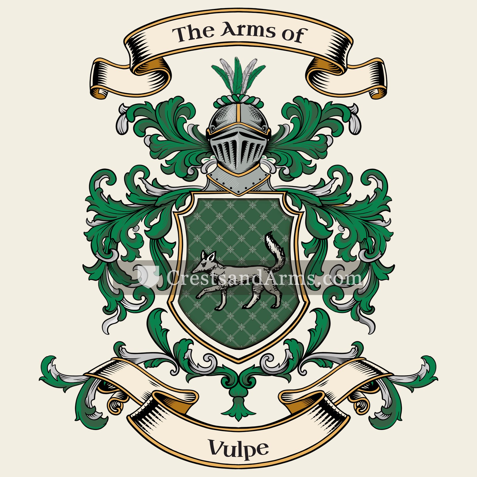 The Vulpe coat of arms