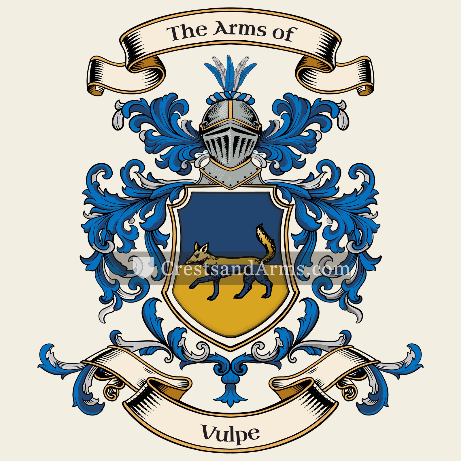 The Vulpe coat of arms