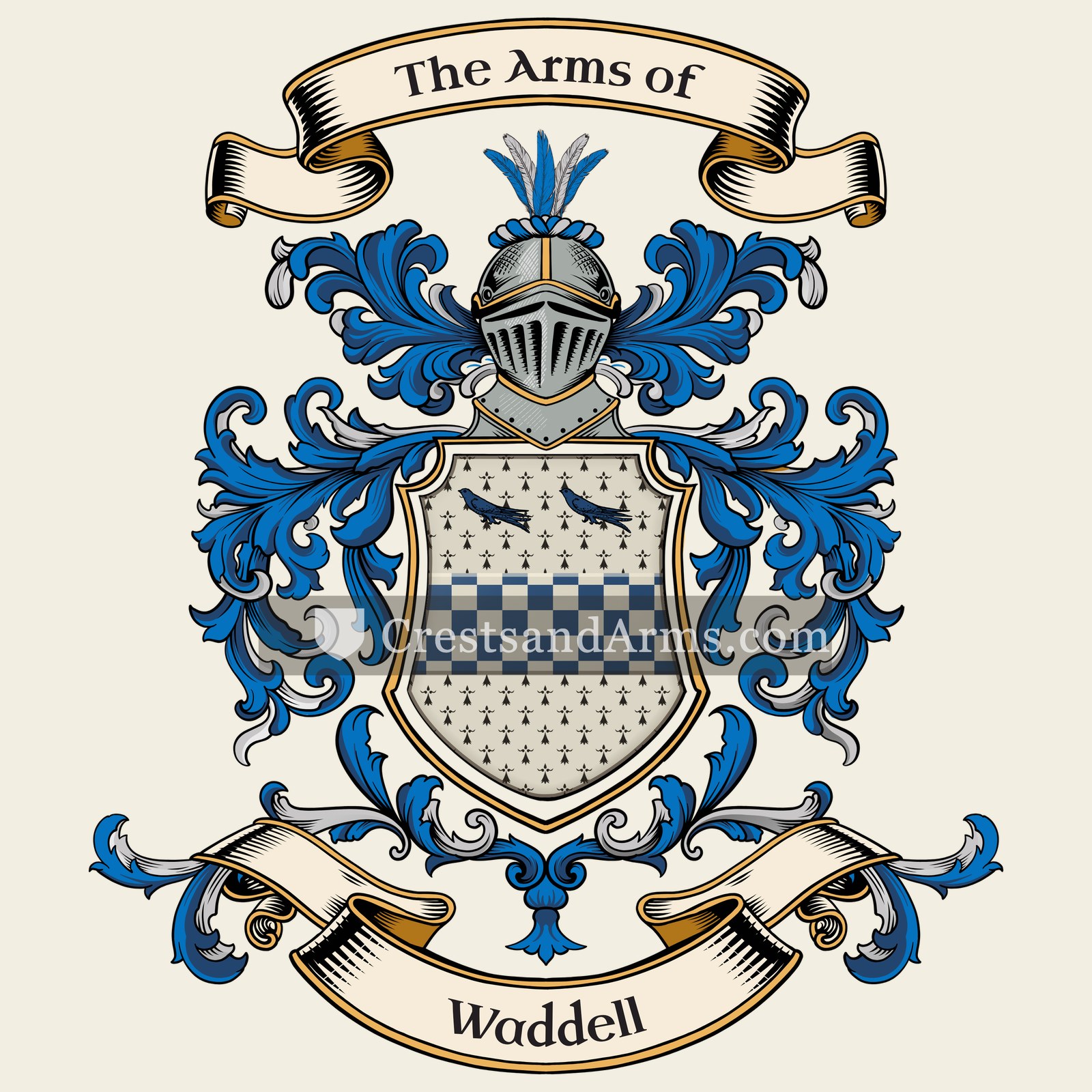 The Waddell coat of arms