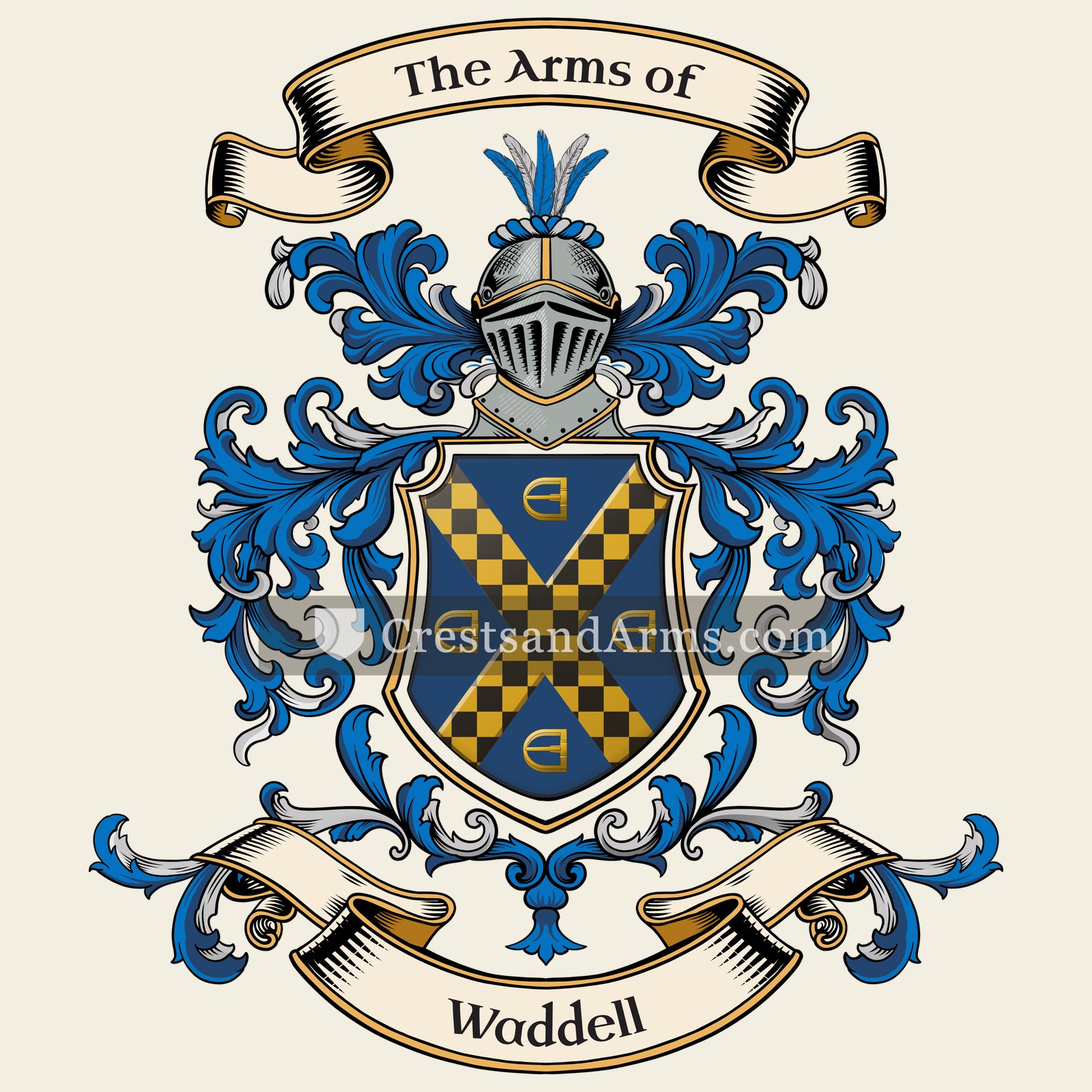 The Waddell coat of arms