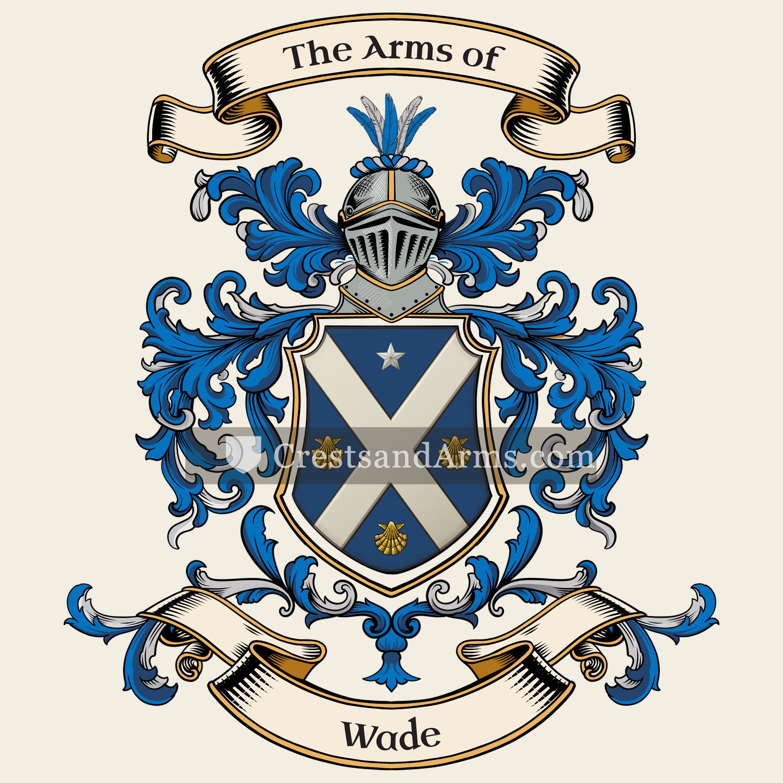 The Wade coat of arms