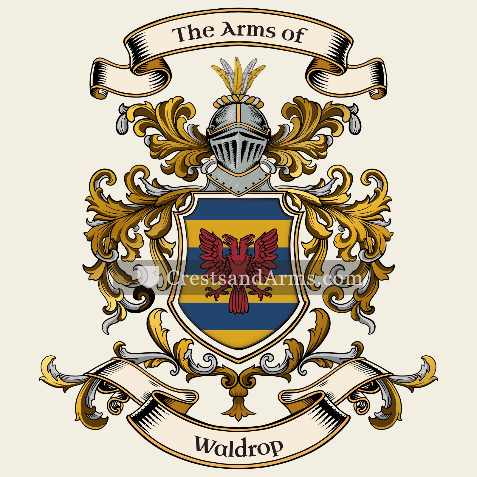 The Waldrop coat of arms